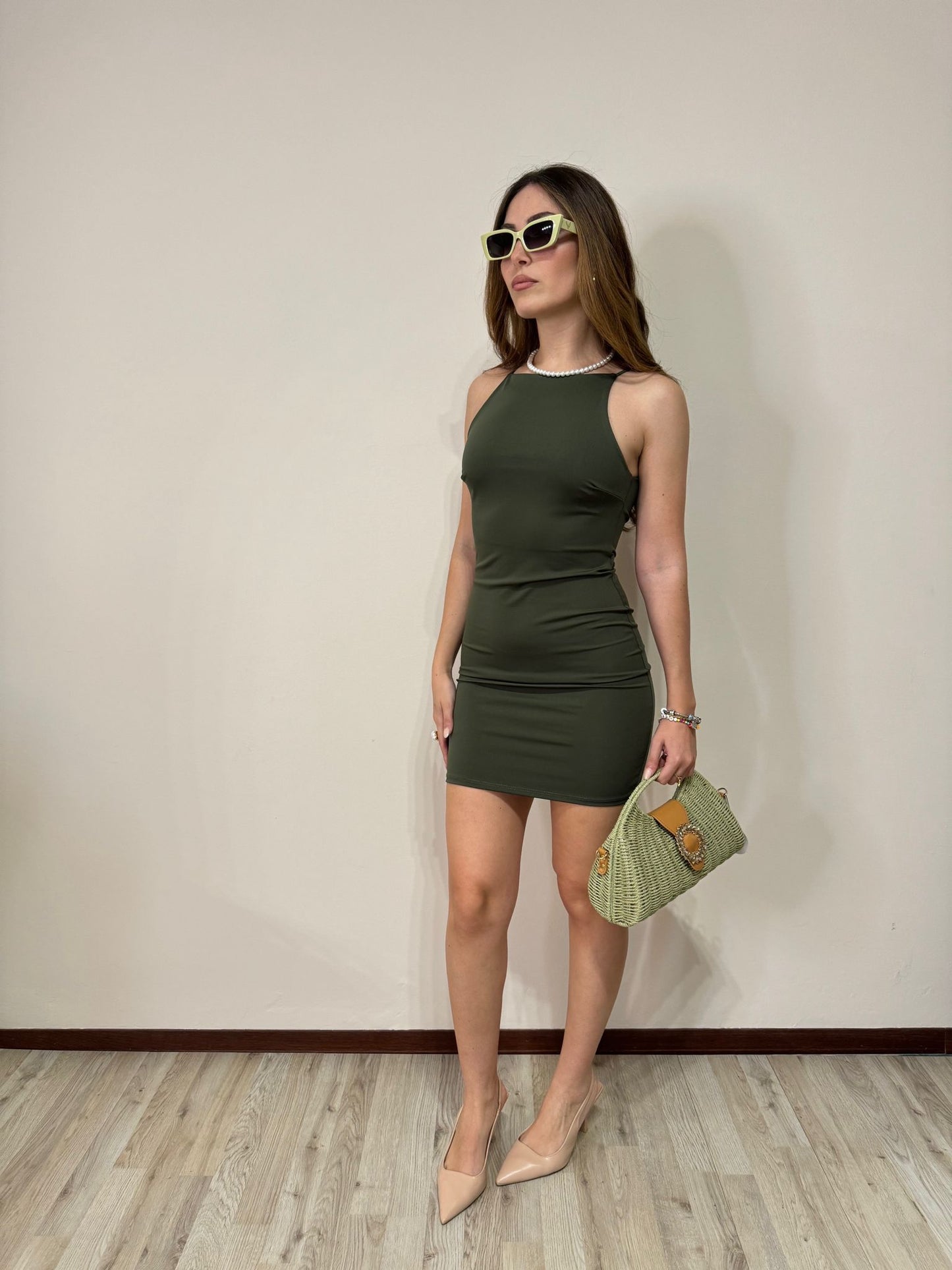 Abito Zaira verde militare