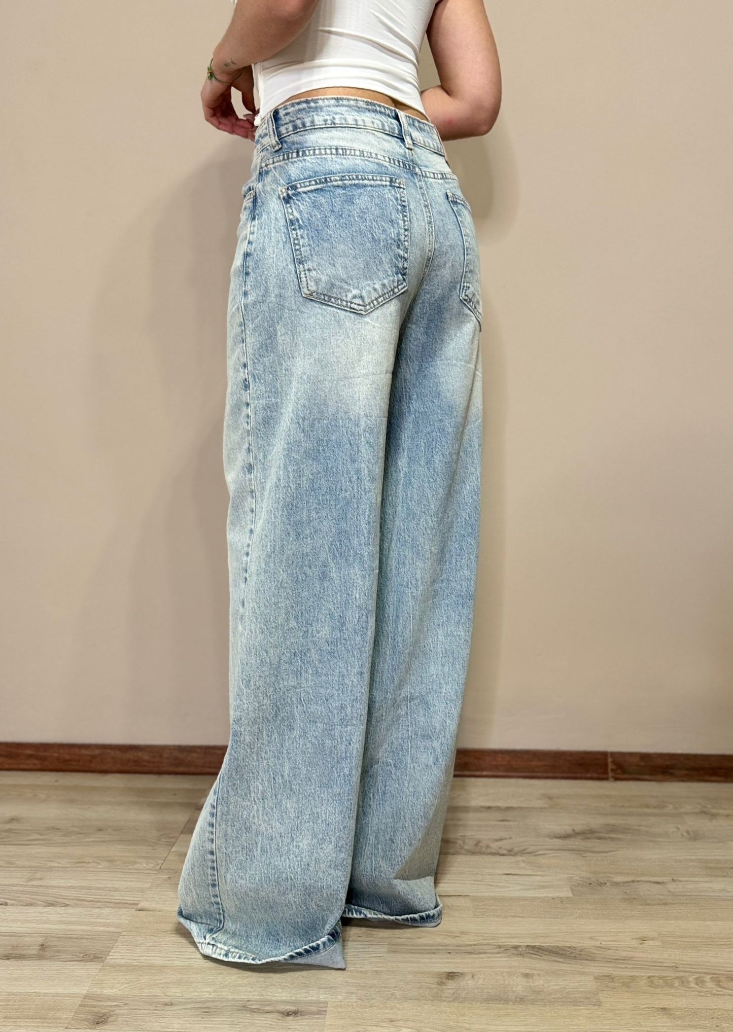 Jeans palazzo largo