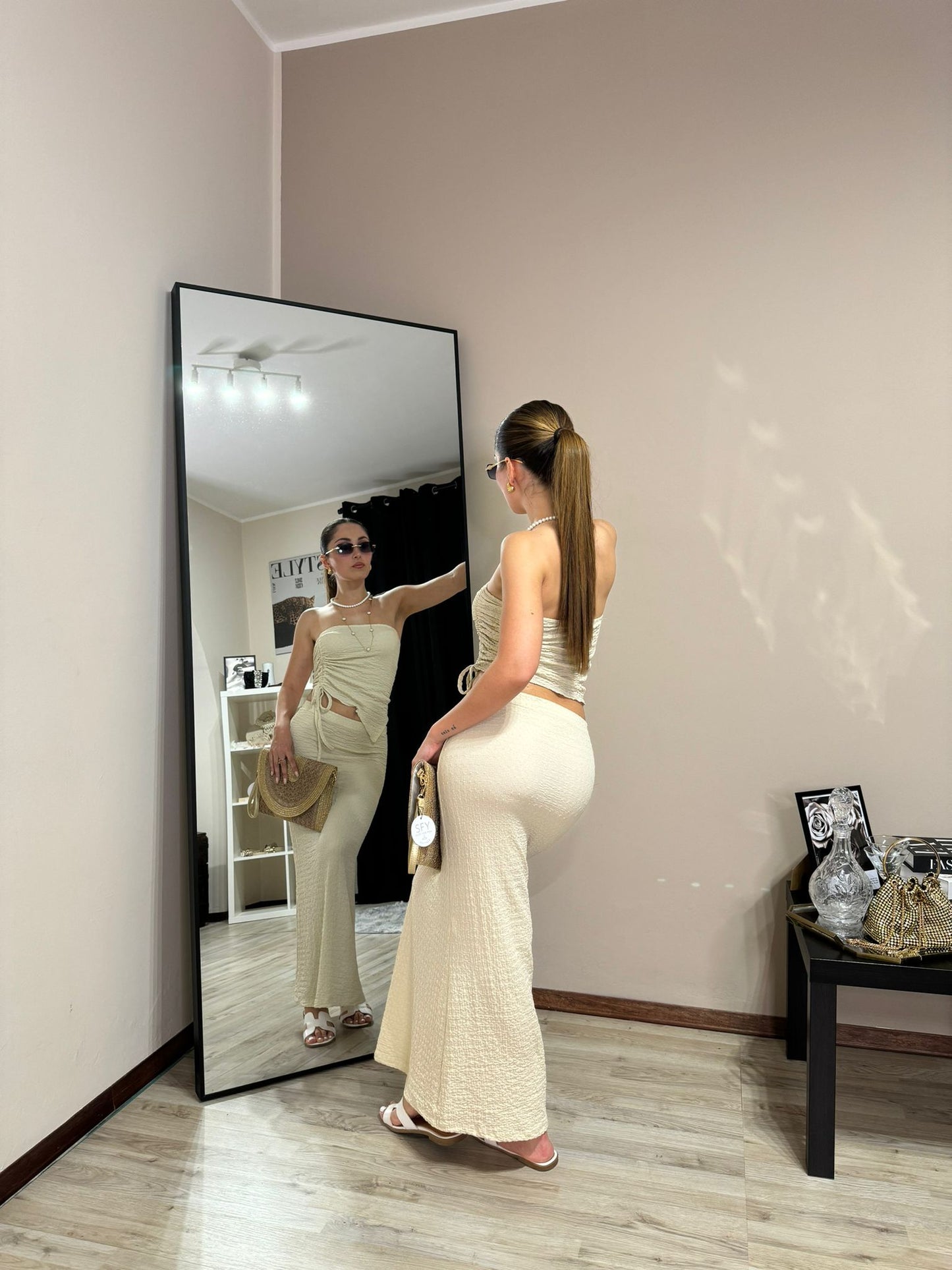 Coordinato Luna crema