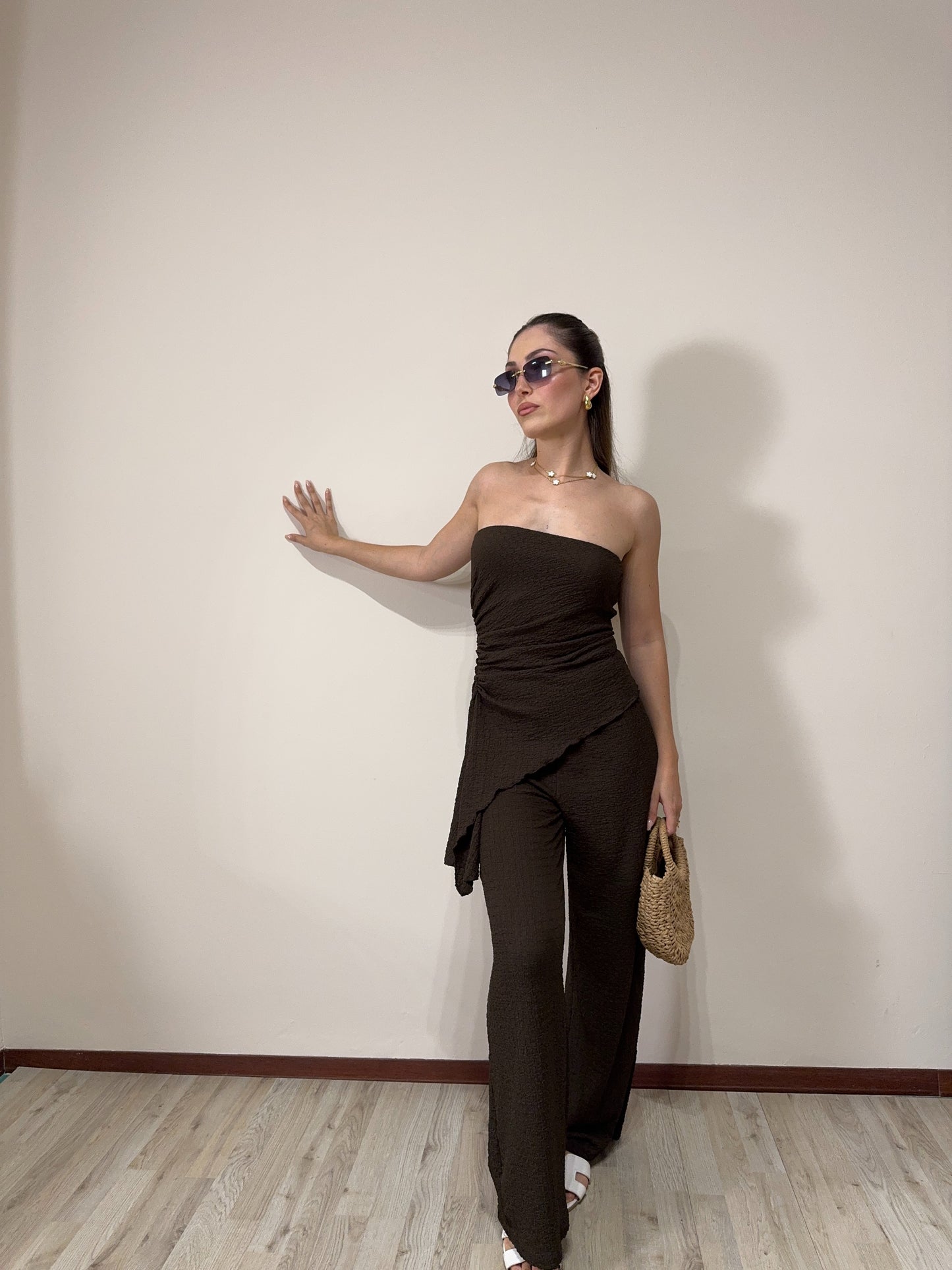 Coordinato Stella marrone