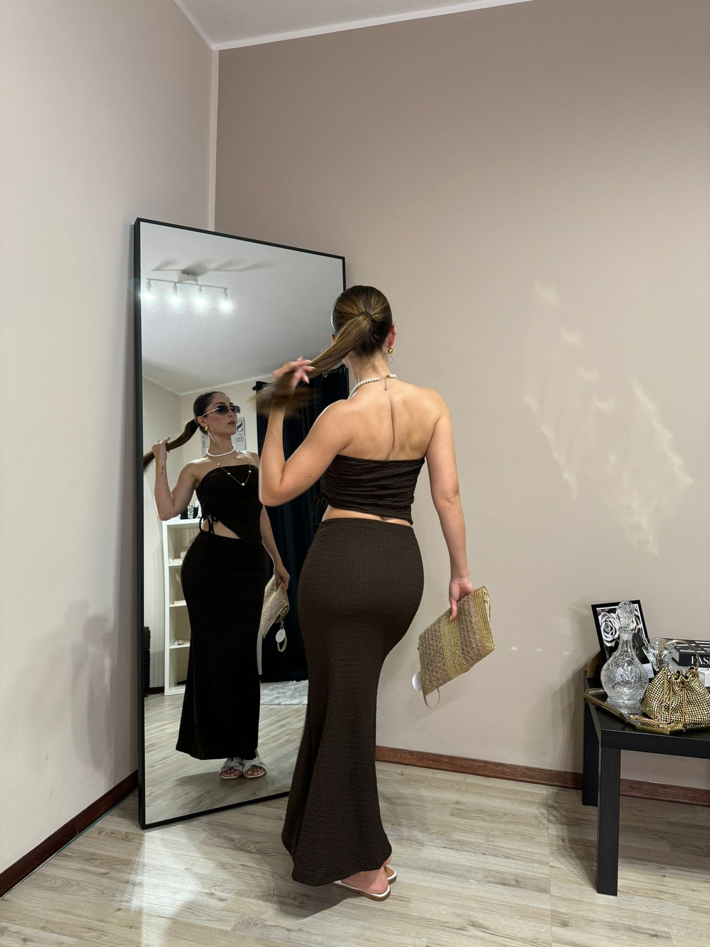Coordinato Luna marrone