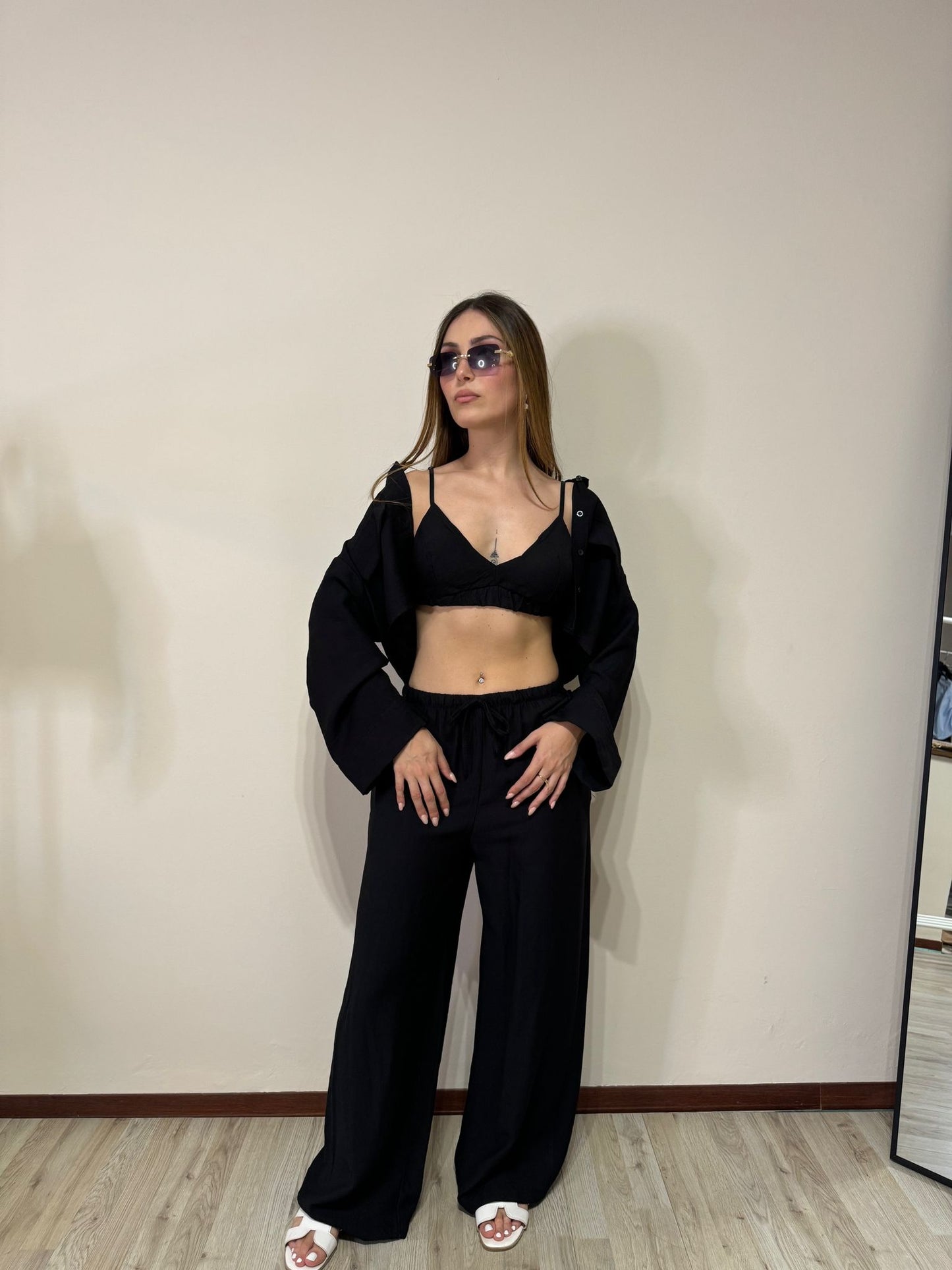 Coordinato Monica nero