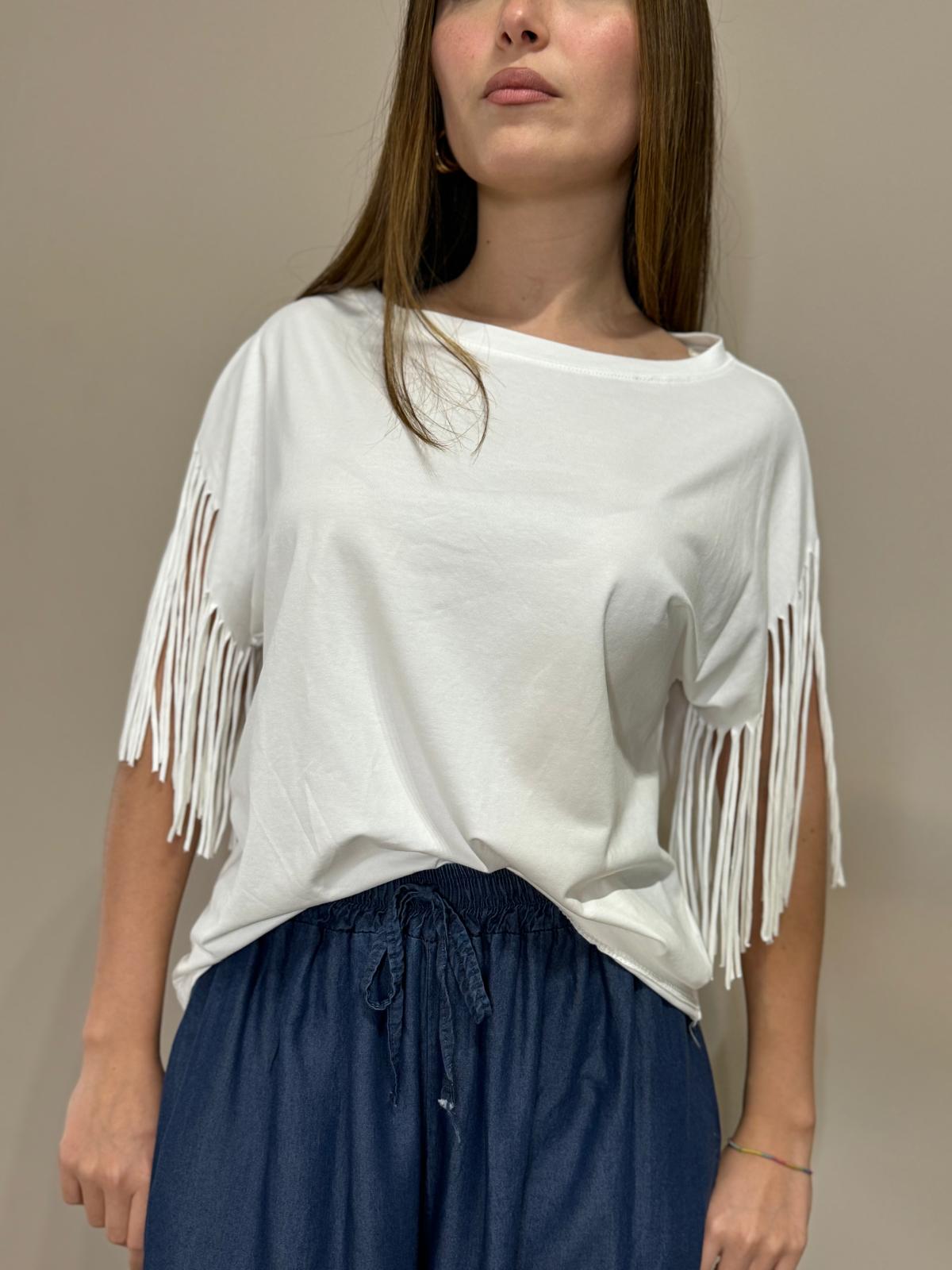 T-shirt frange