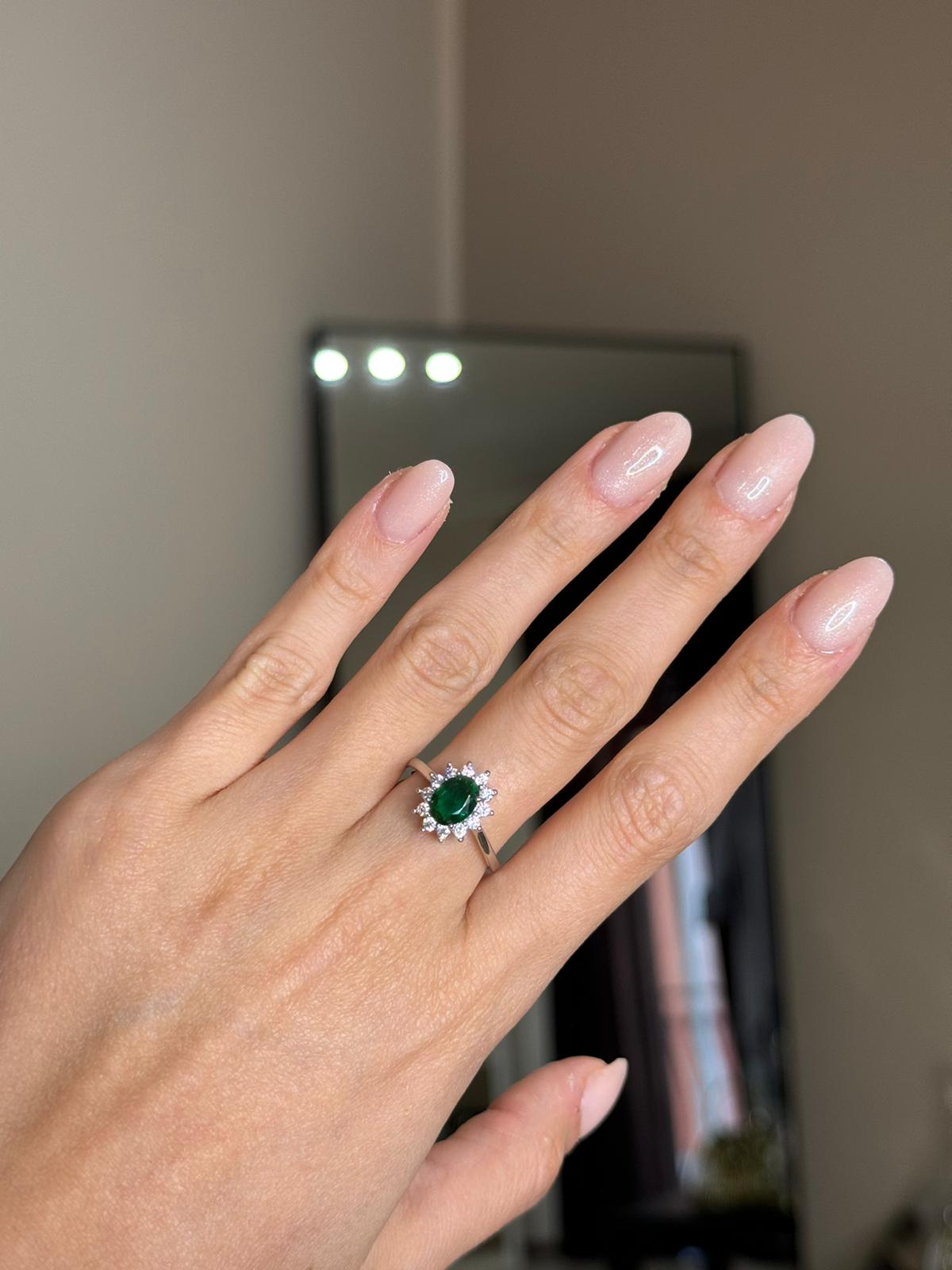 Anello smeraldo