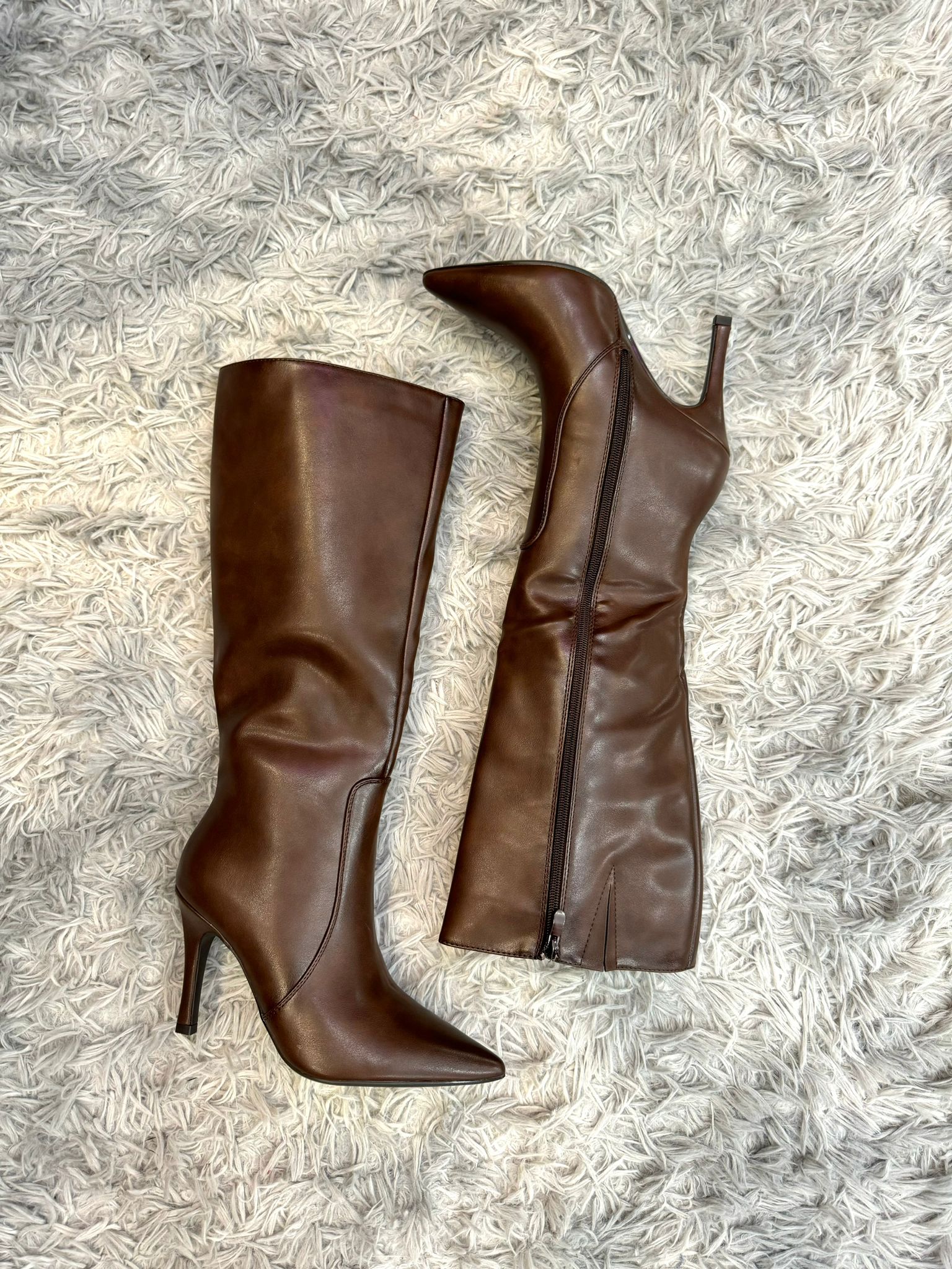 Stivale in ecopelle brown