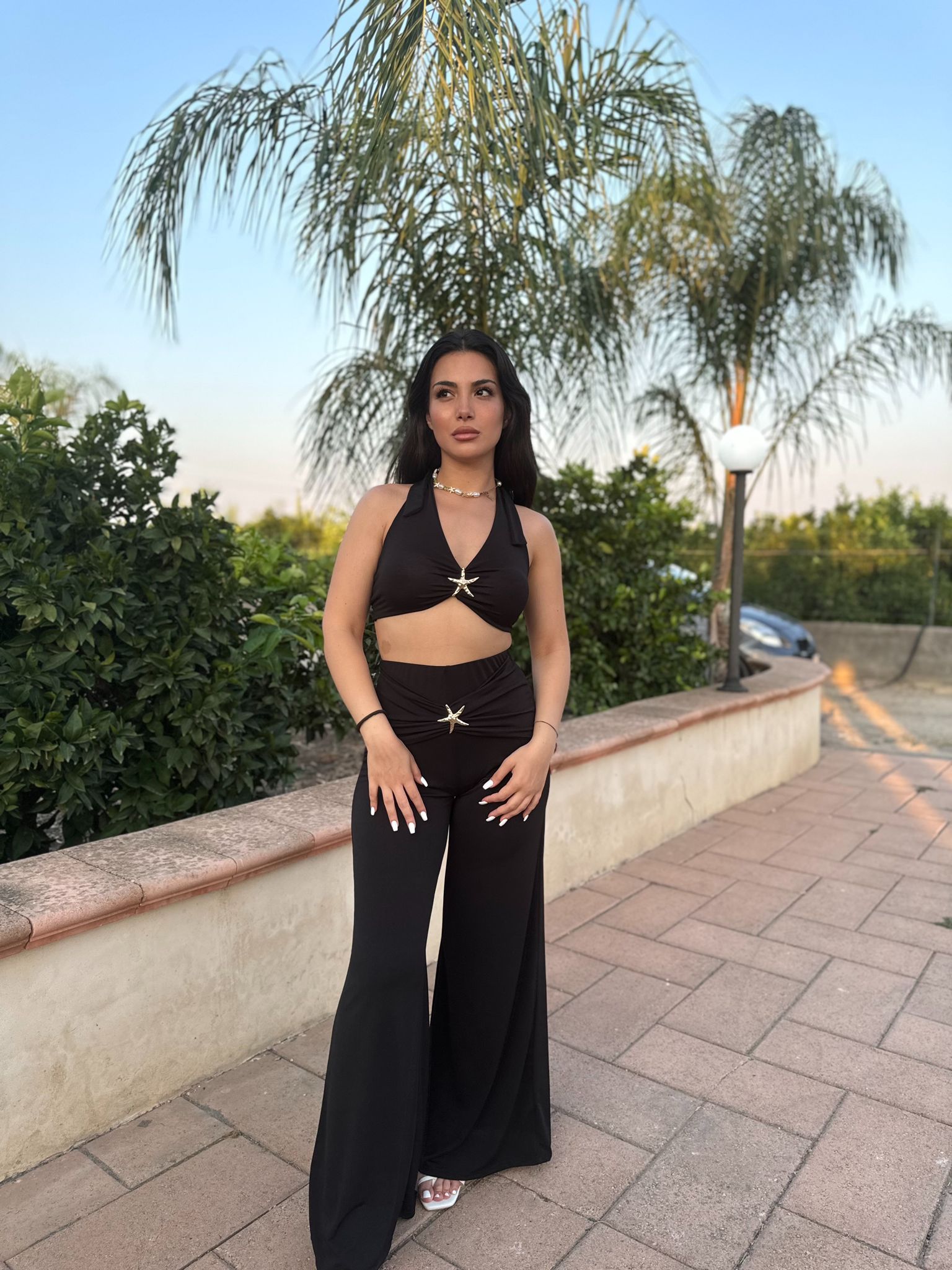 Coordinato Cristina nero