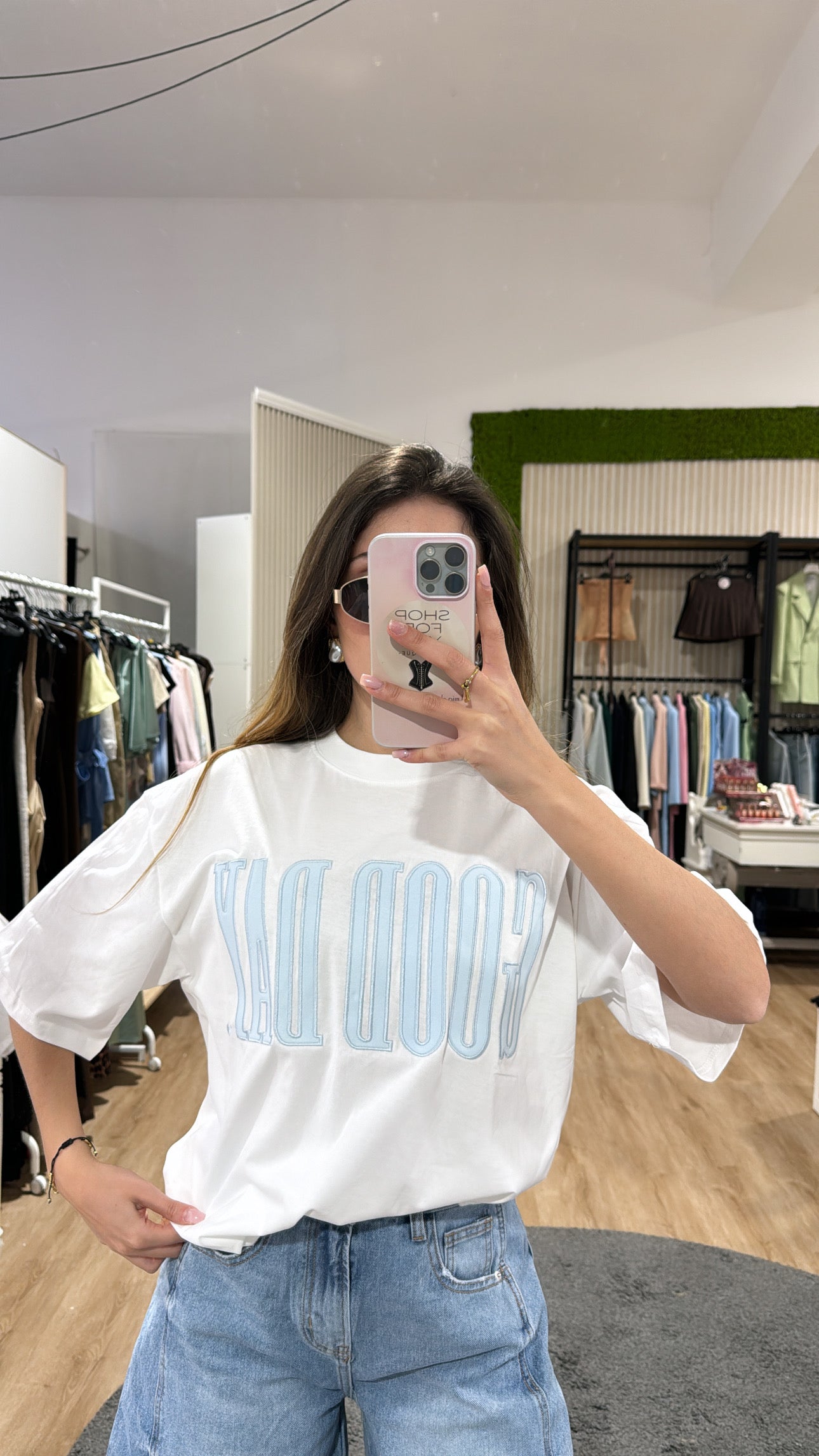T-shirt Good day white