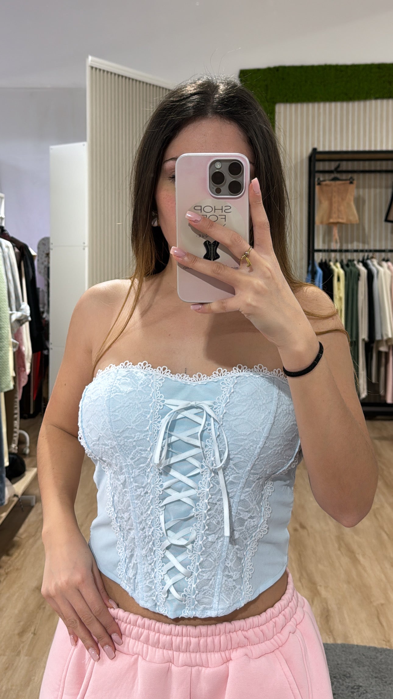 Corpetto Dayana azzurro