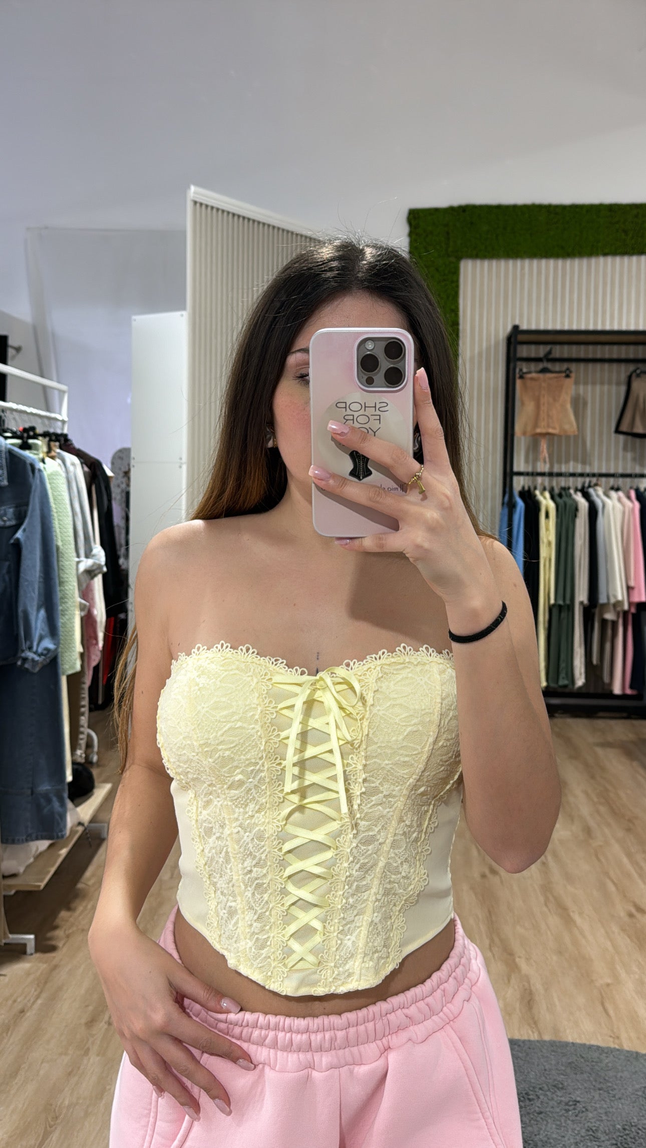 Corpetto Dayana yellow