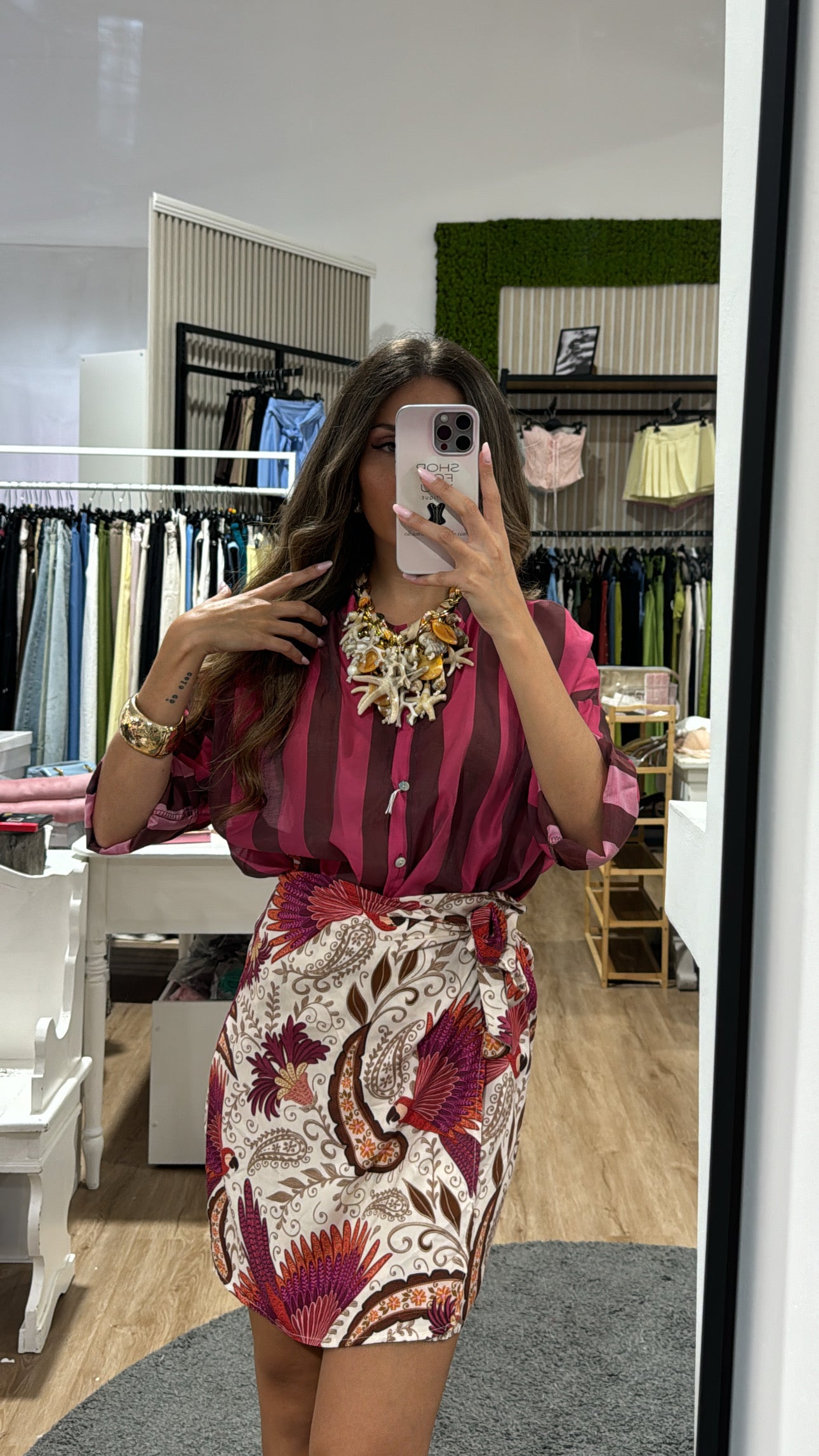 Gonna pareo AQUILA fucsia
