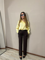 Pantalone timeless choco