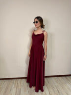 Abito Giada borgogna