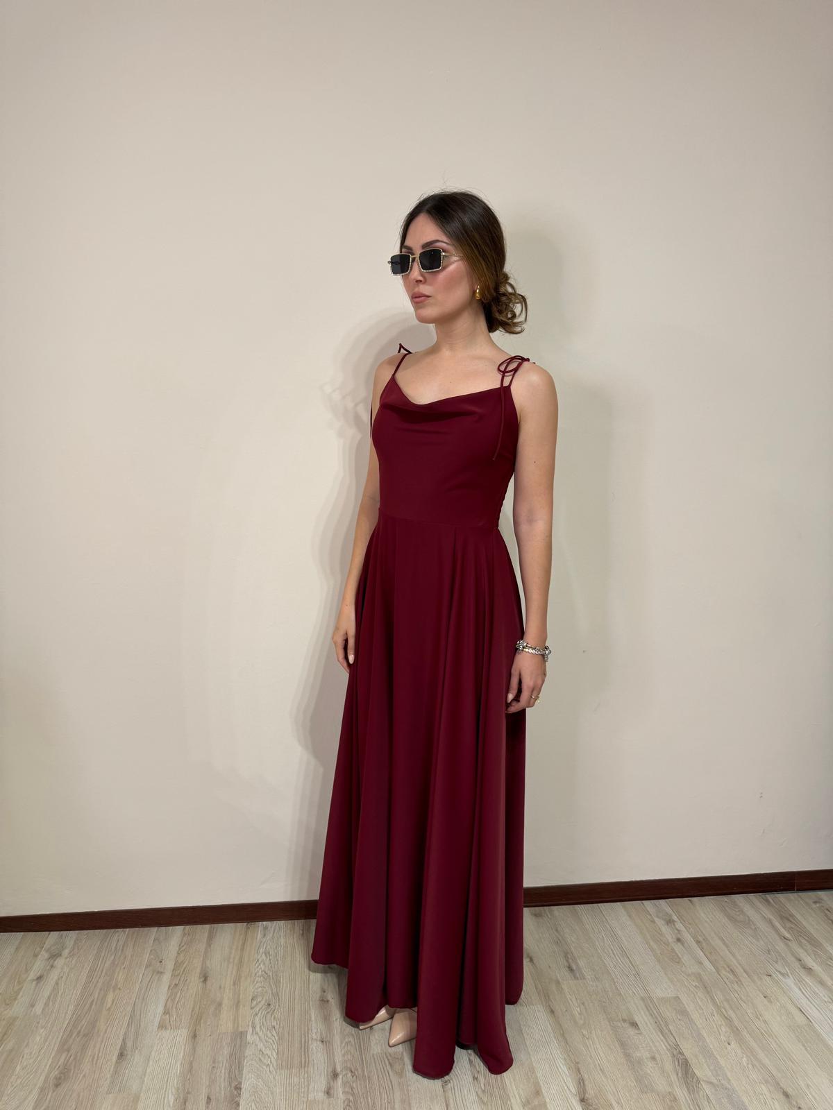 Abito Giada borgogna