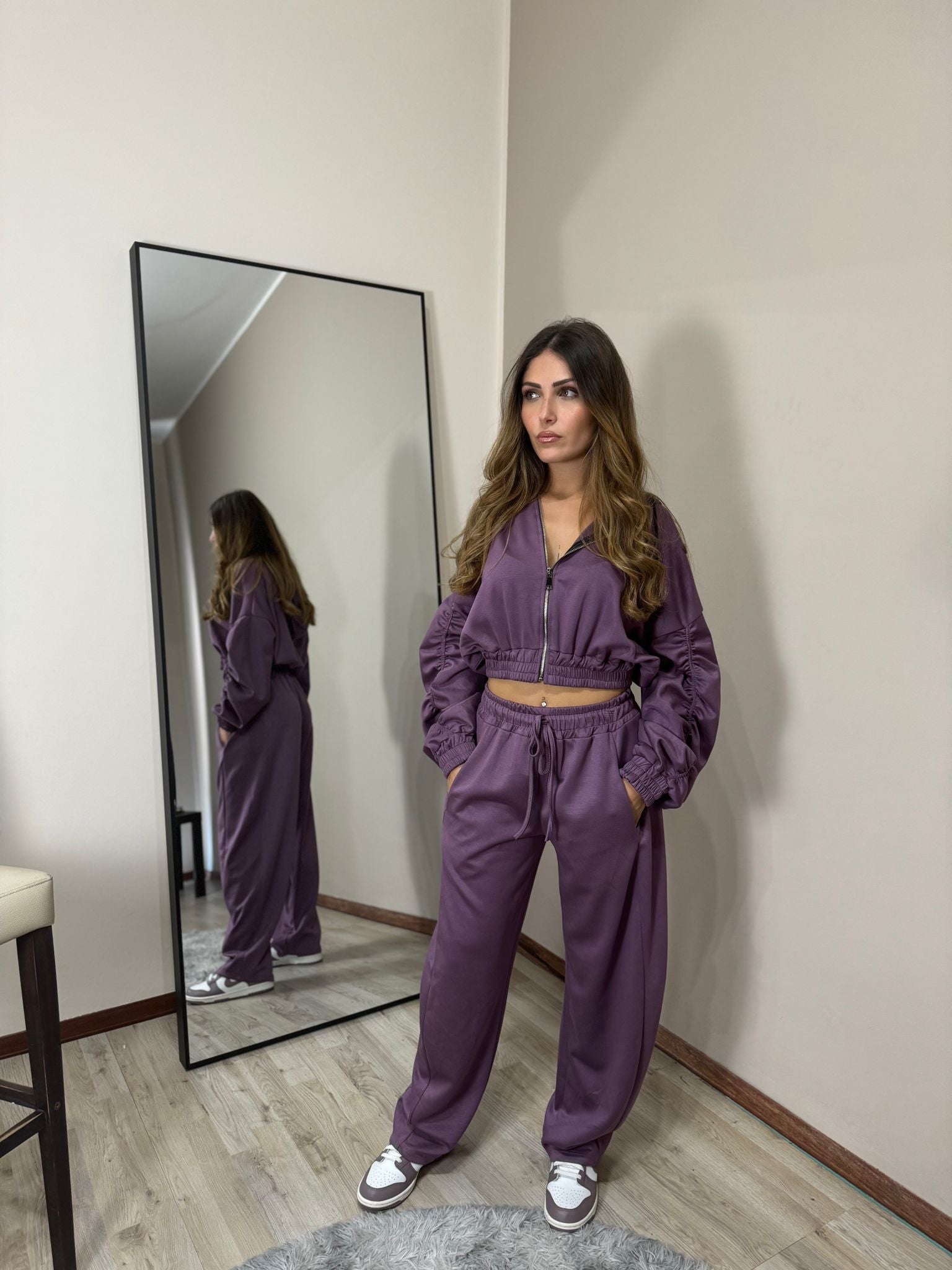 Coordinato Nancy purple