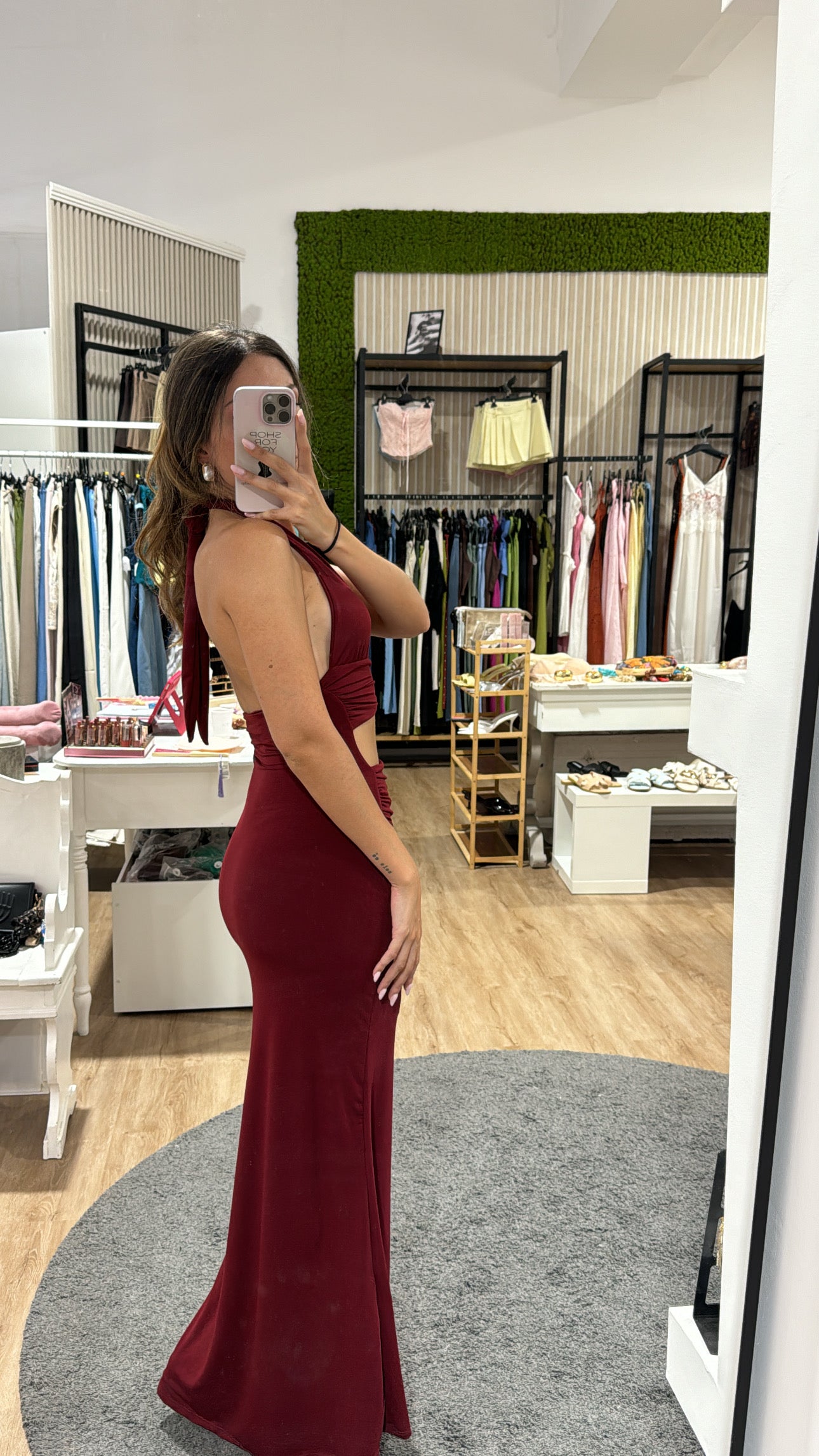 Abito LEA bordeaux
