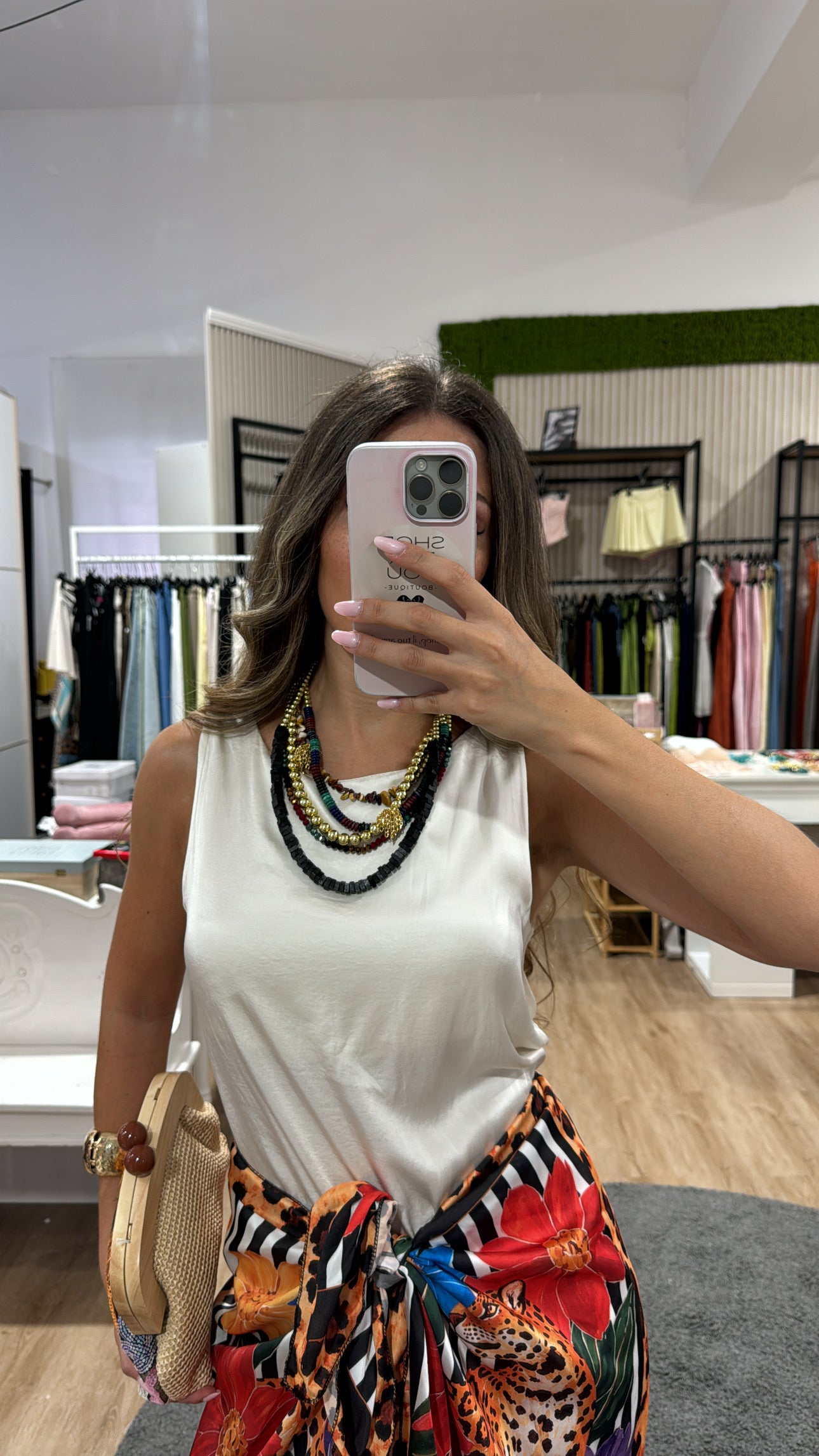 Blusa perlata