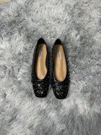 Ballerina con borchie nera