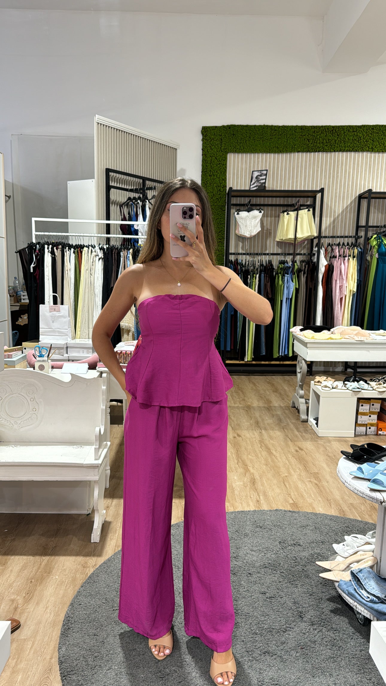 Coordinato Clarissa magenta