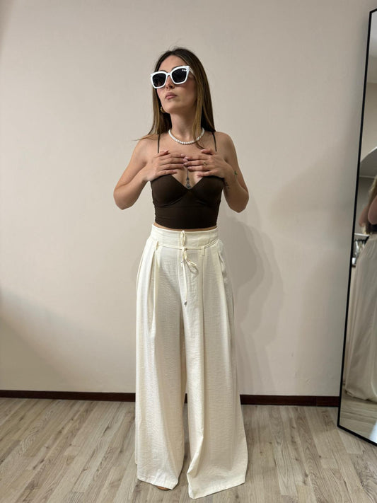 Pantalaccio morbido panna