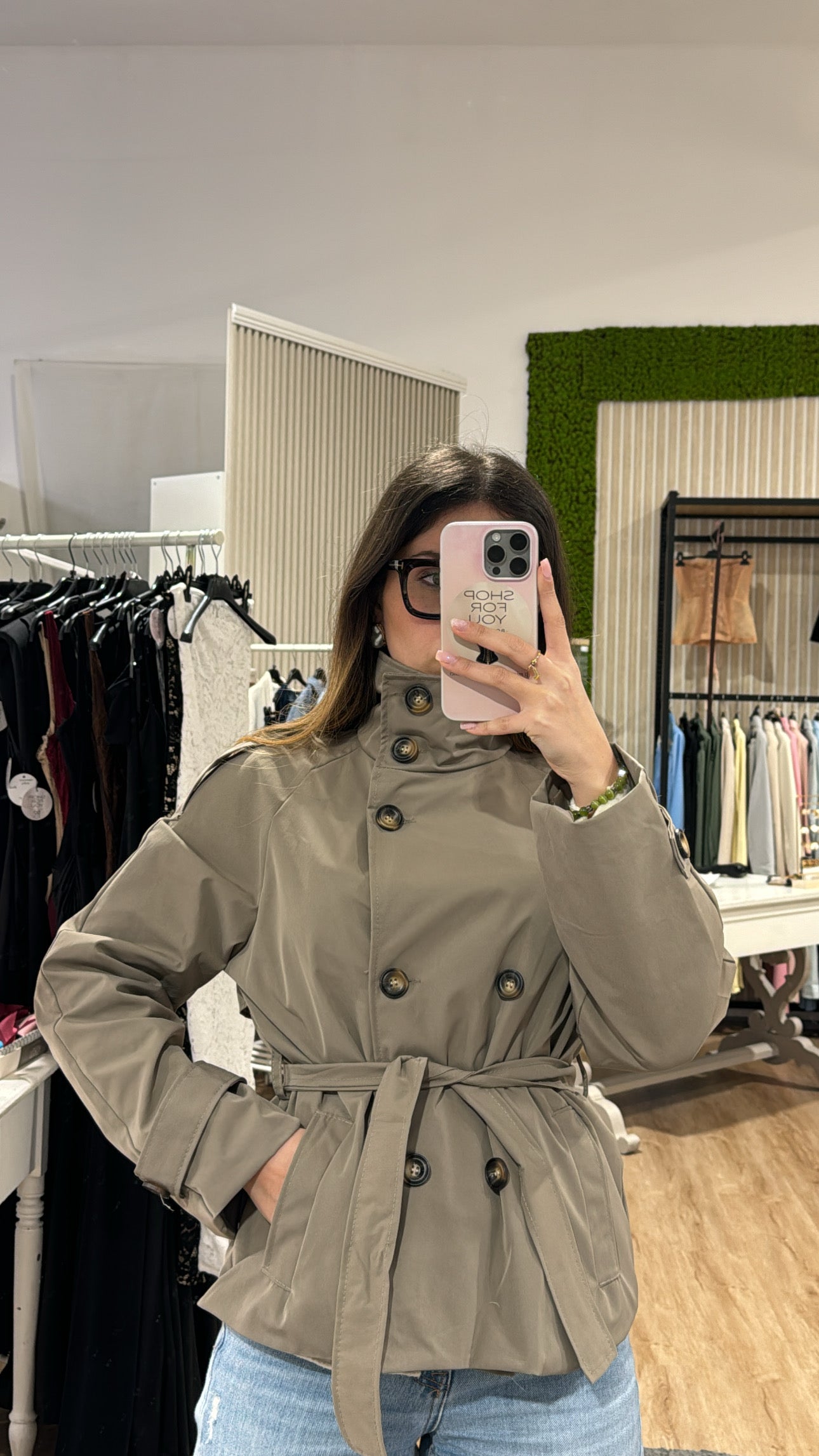 Trench Zaira tortora