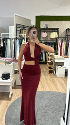 Abito LEA bordeaux