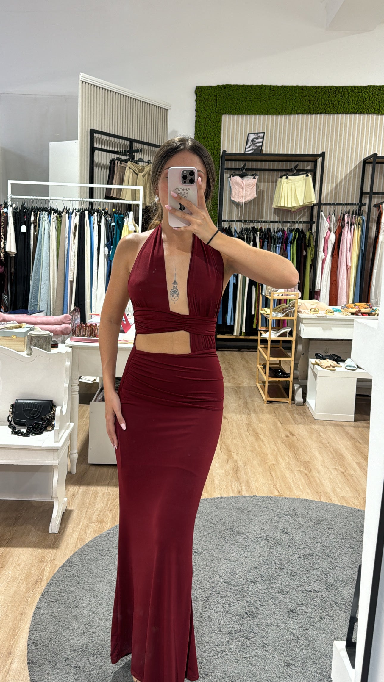 Abito LEA bordeaux