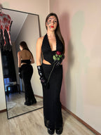 Abito Sasha pizzo nero