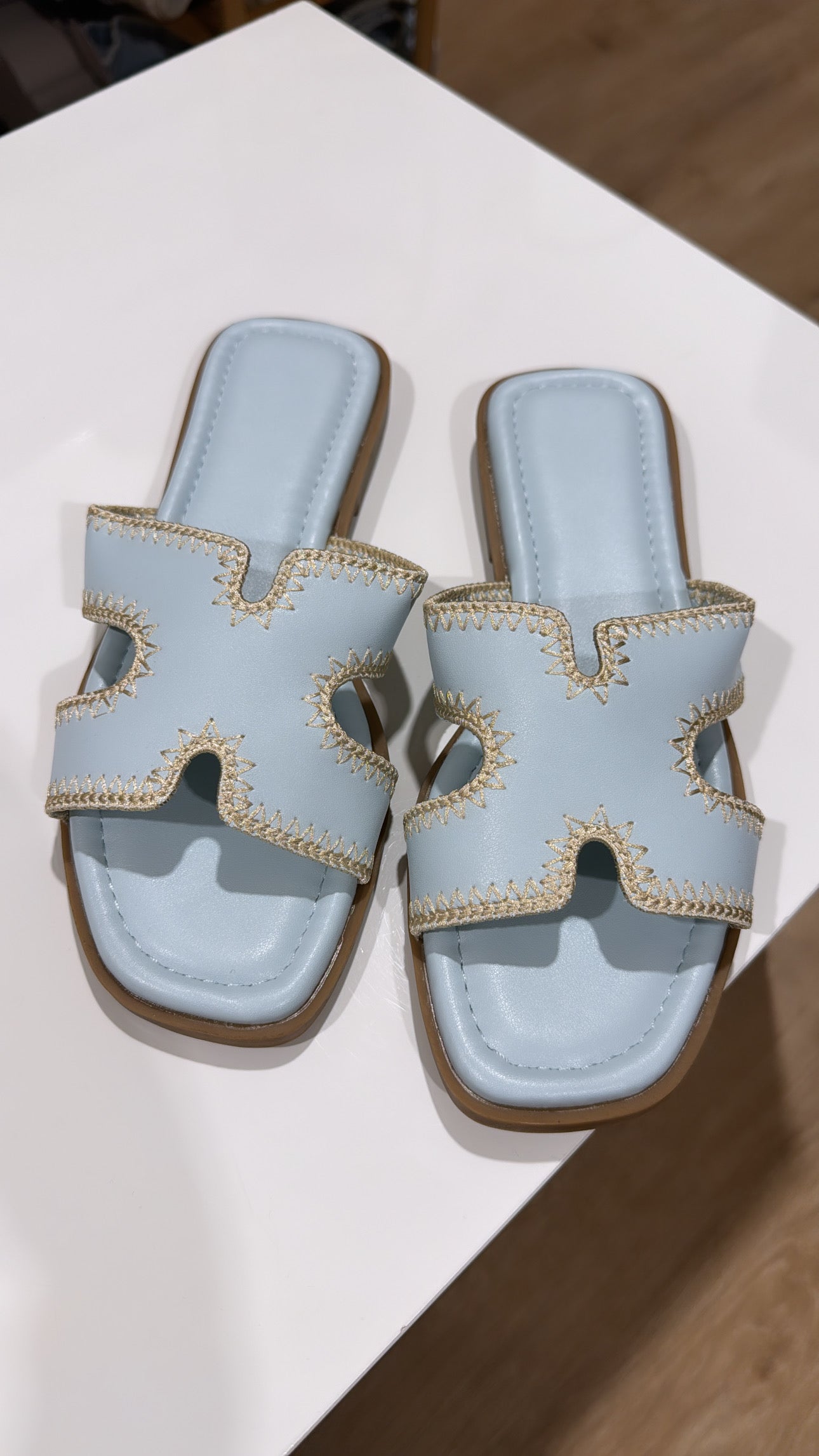 Ciabattina Thailandia azzurra