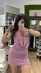 Abito copricostume Miami pink