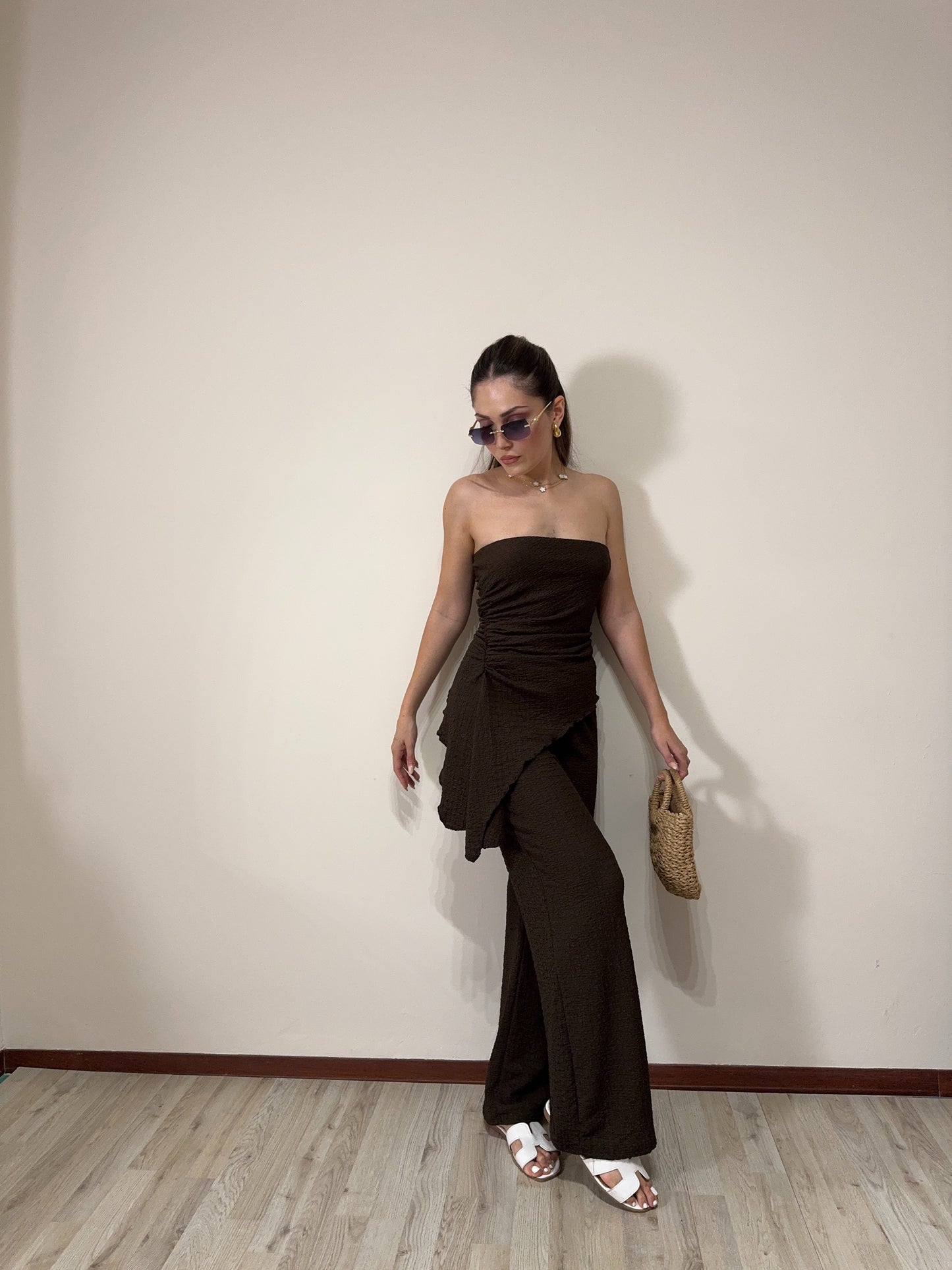 Coordinato Stella marrone