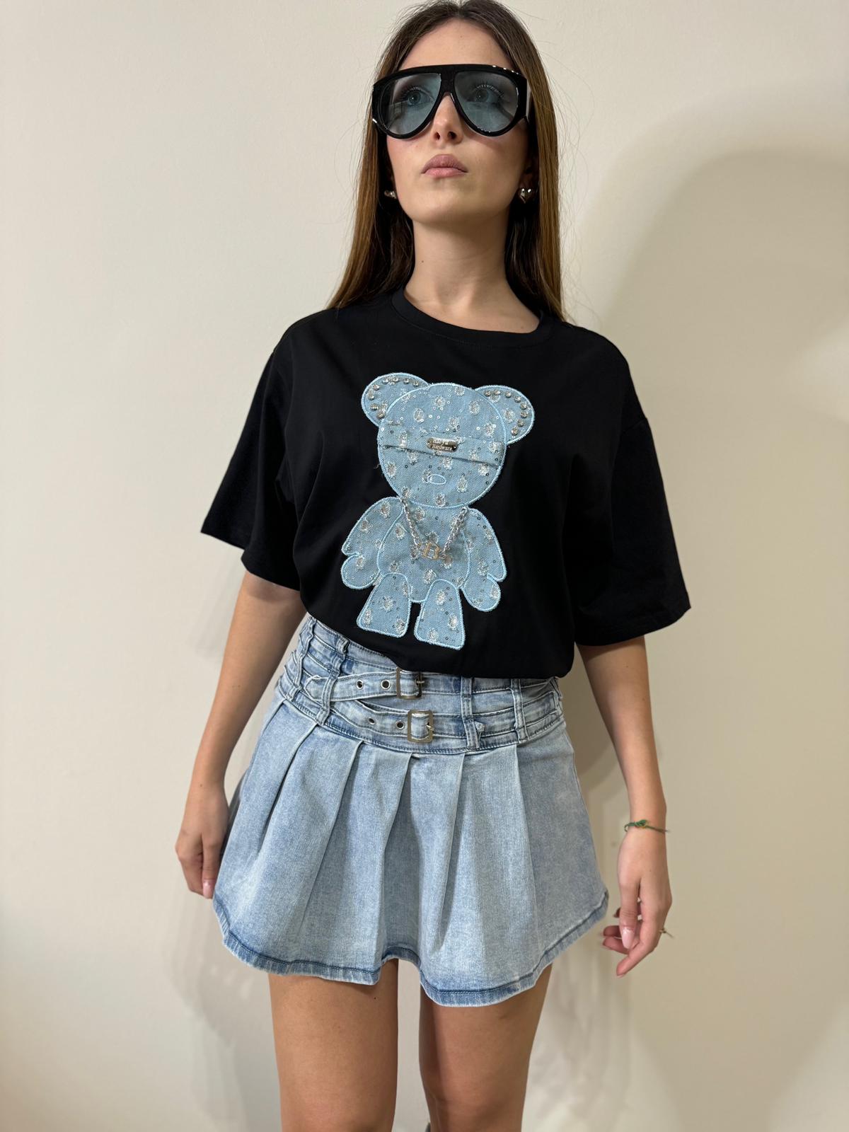 Completo denim orsetto