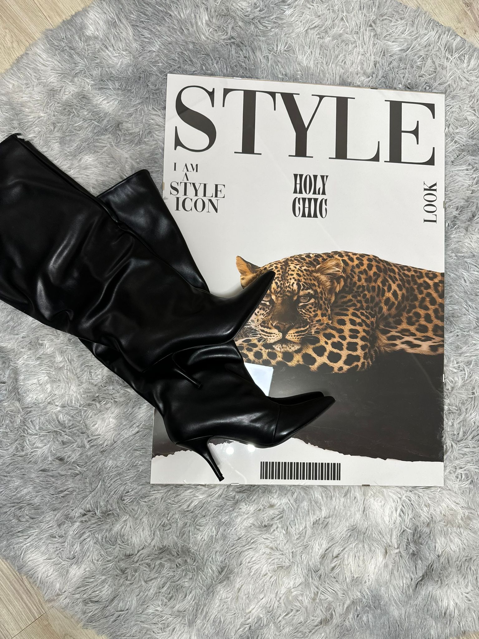 Stivale ampio Lauren nero