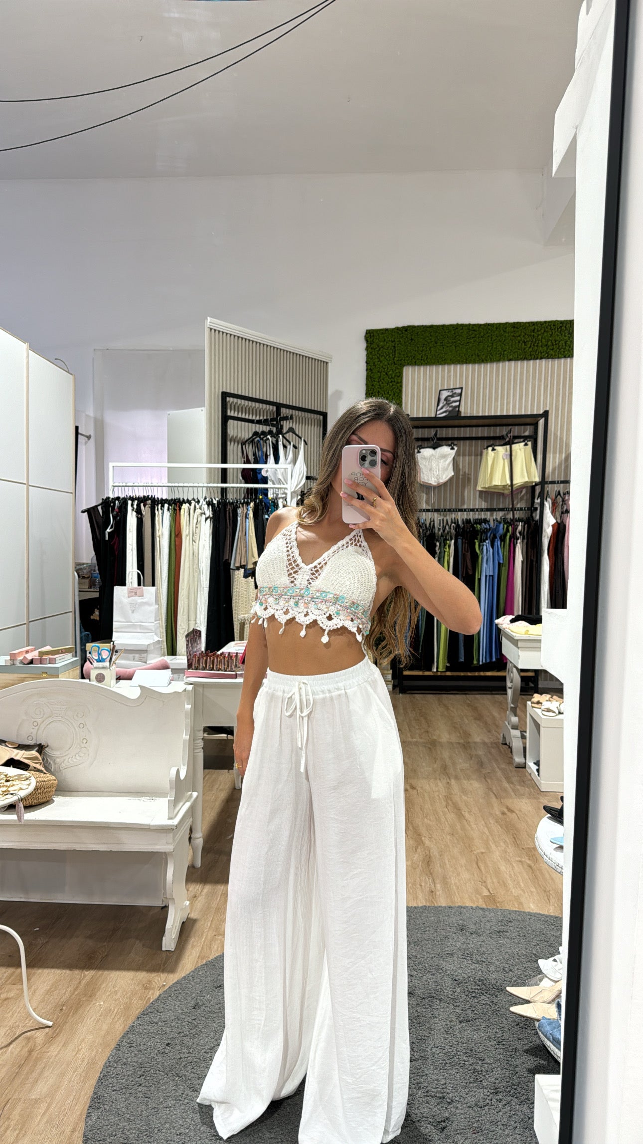 Pantalone Sun white