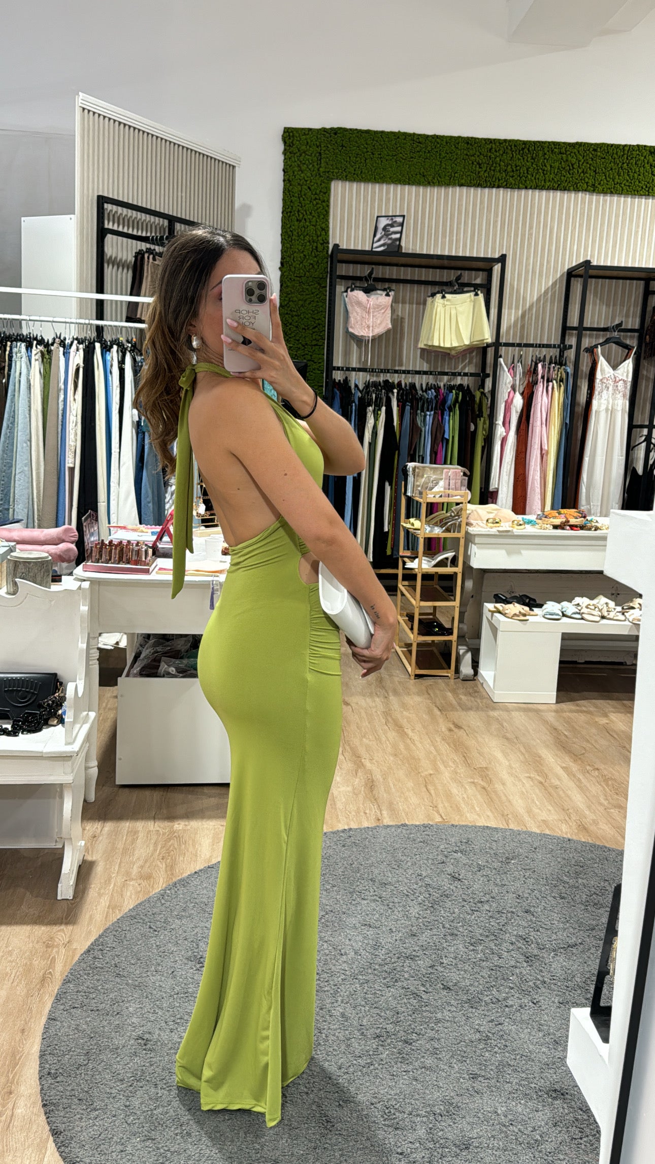 Abito LEA verde lime