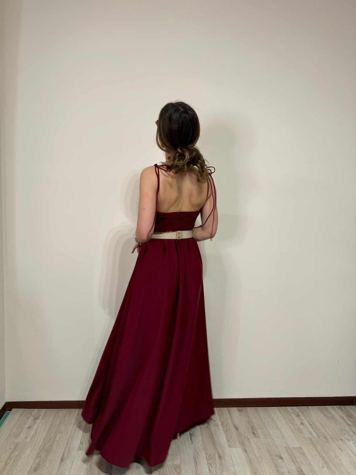 Abito Giada borgogna