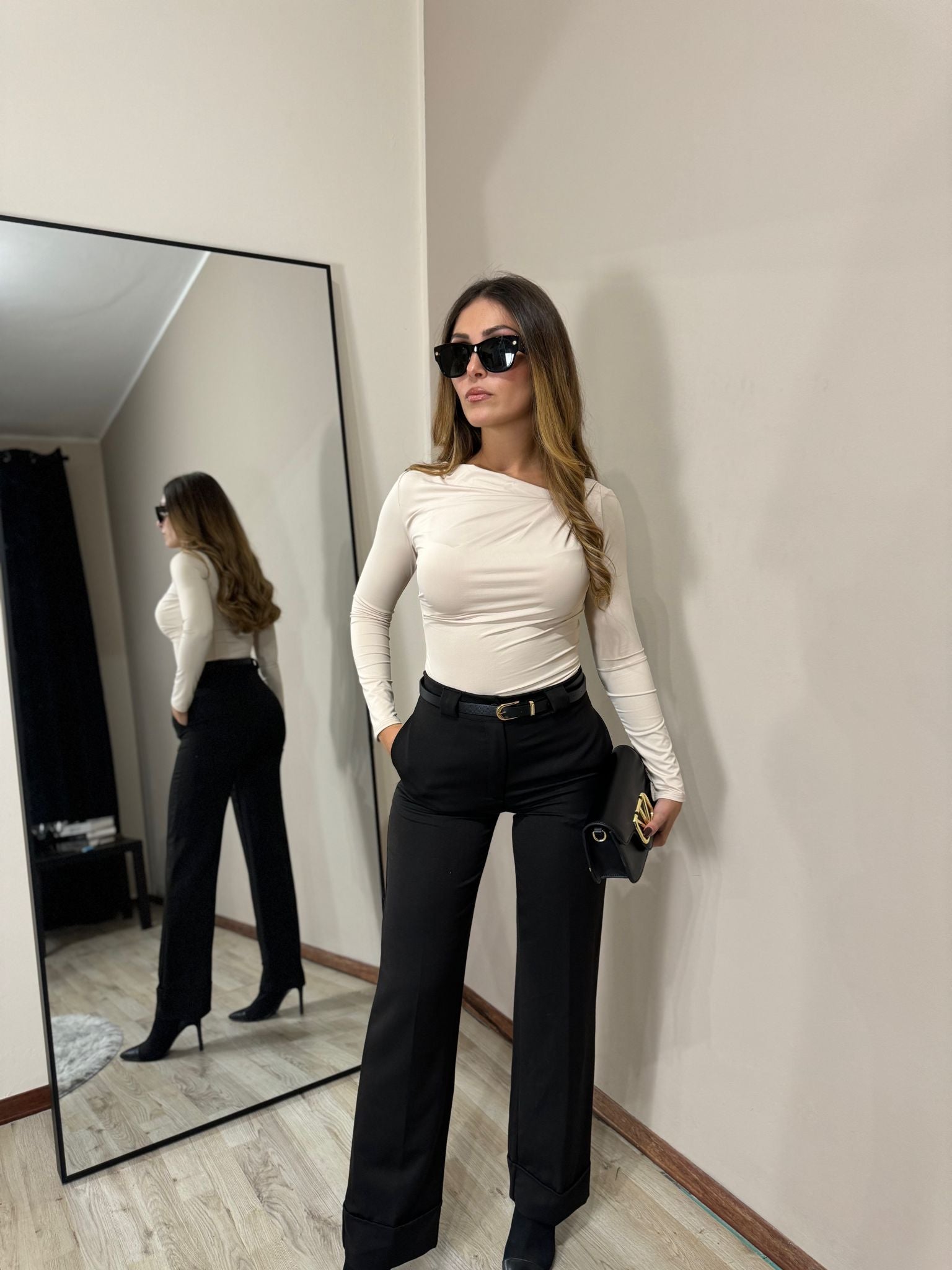 Pantalone timeless nero