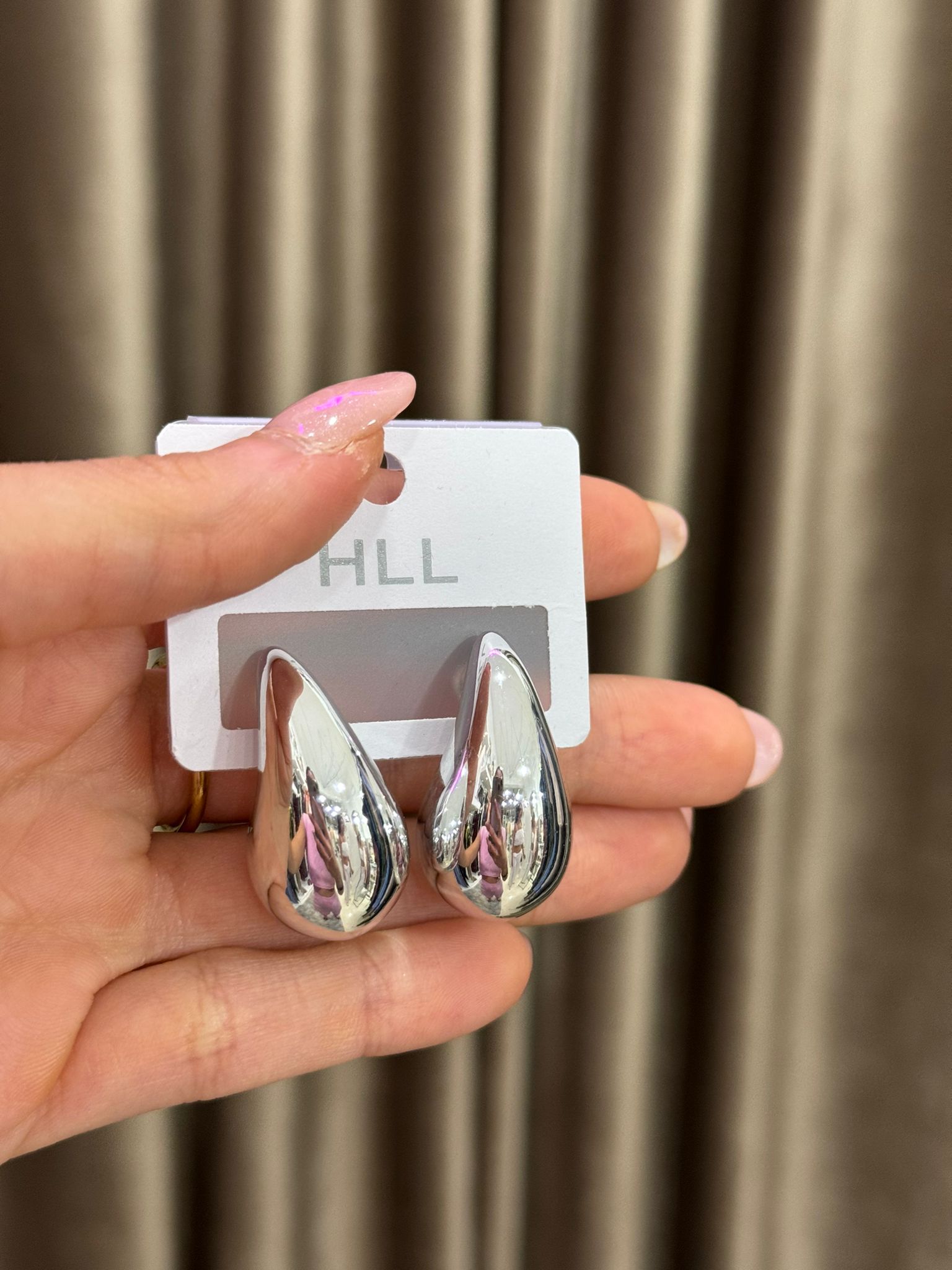 orecchini goccia argento