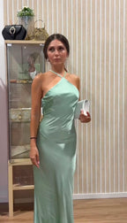 Abito GINEVRA verde menta