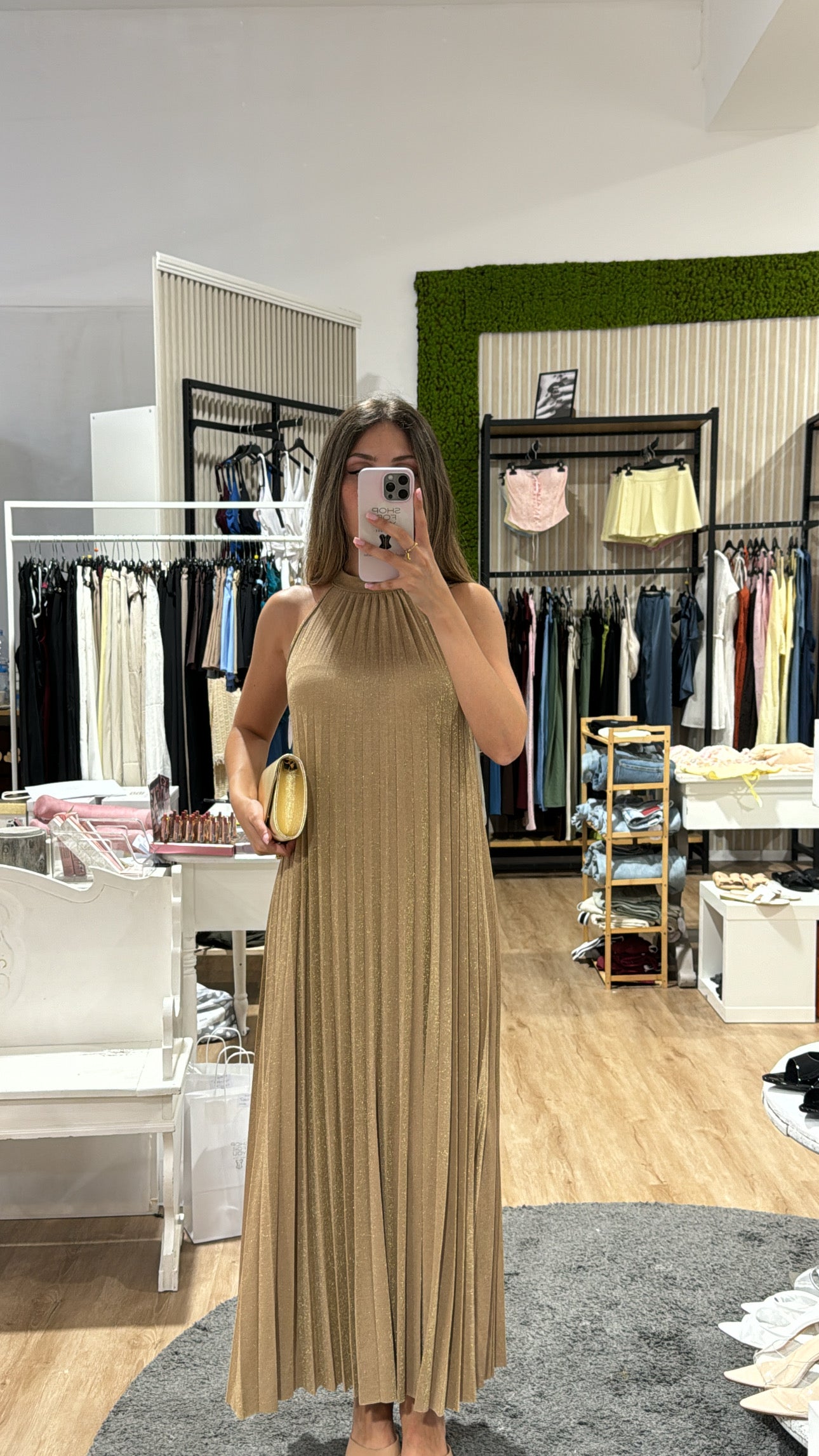 Abito Agatha lurex oro