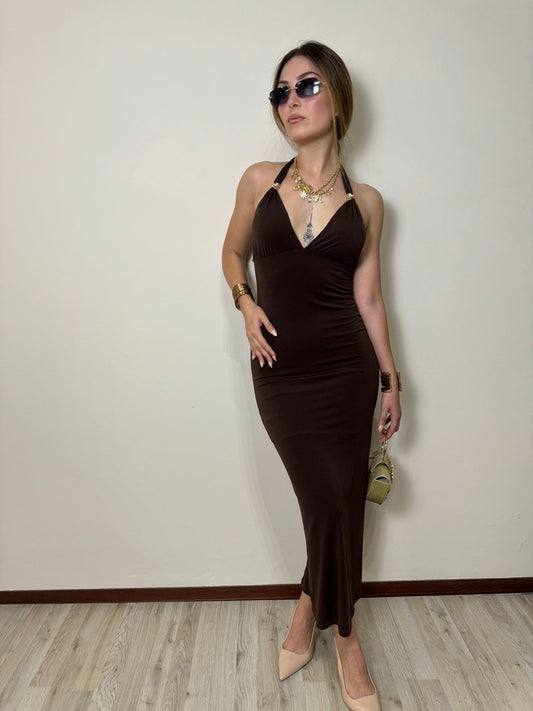 Abito Clara cioccolato