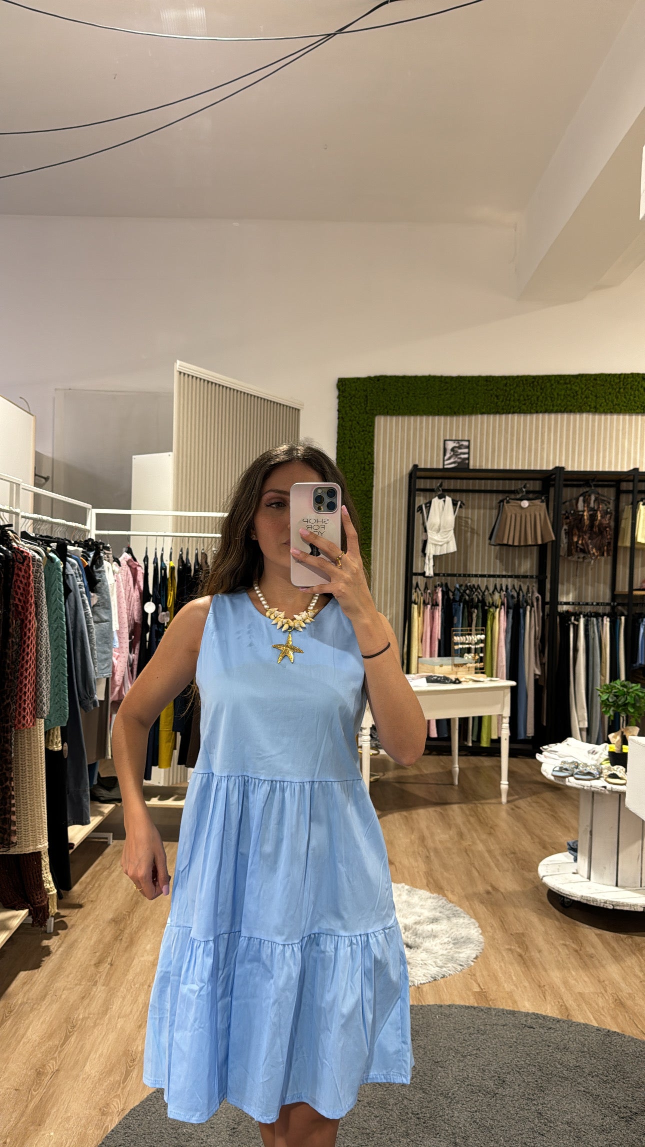 Abito Melania azzurro