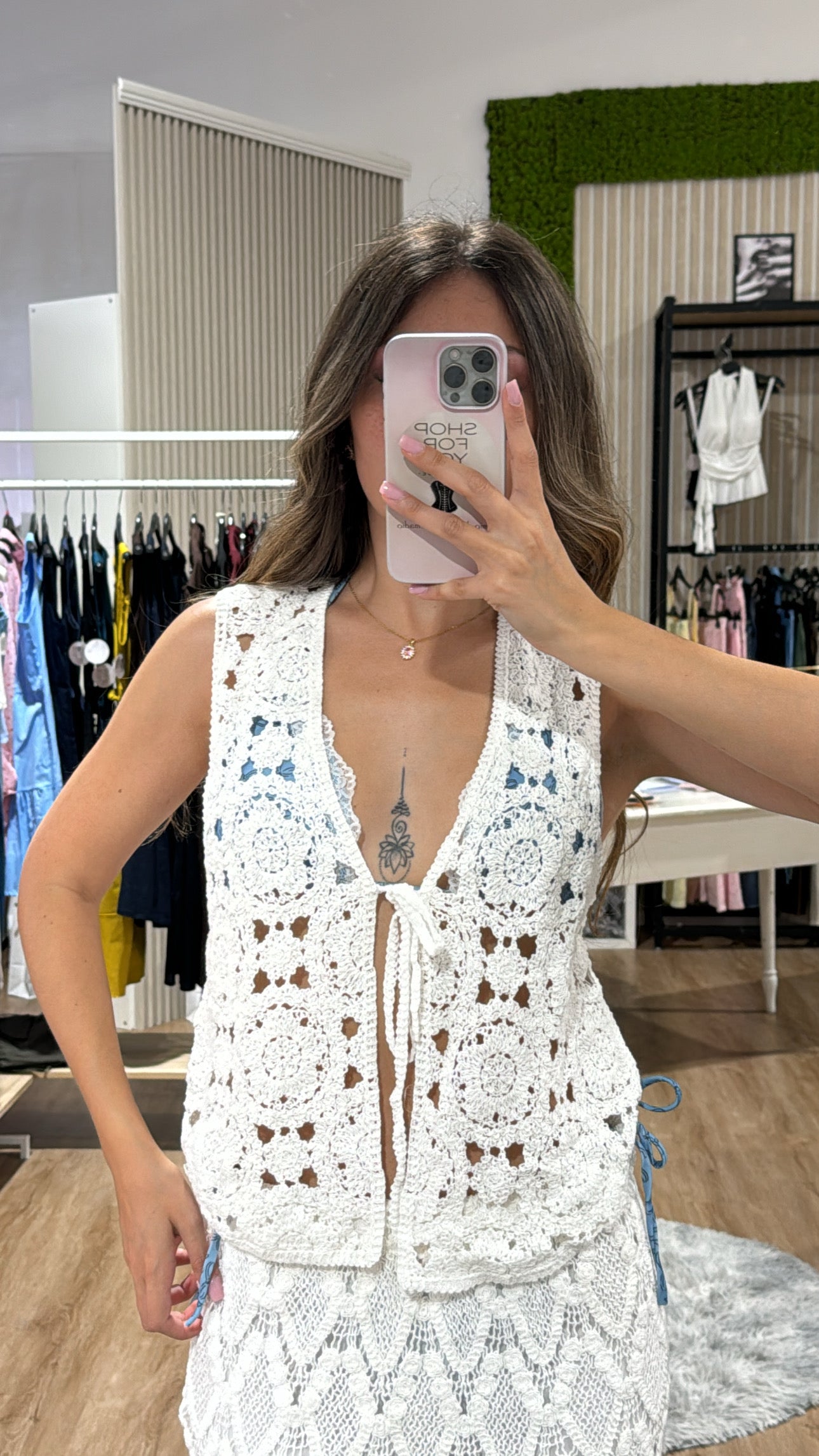 Gilet macramè