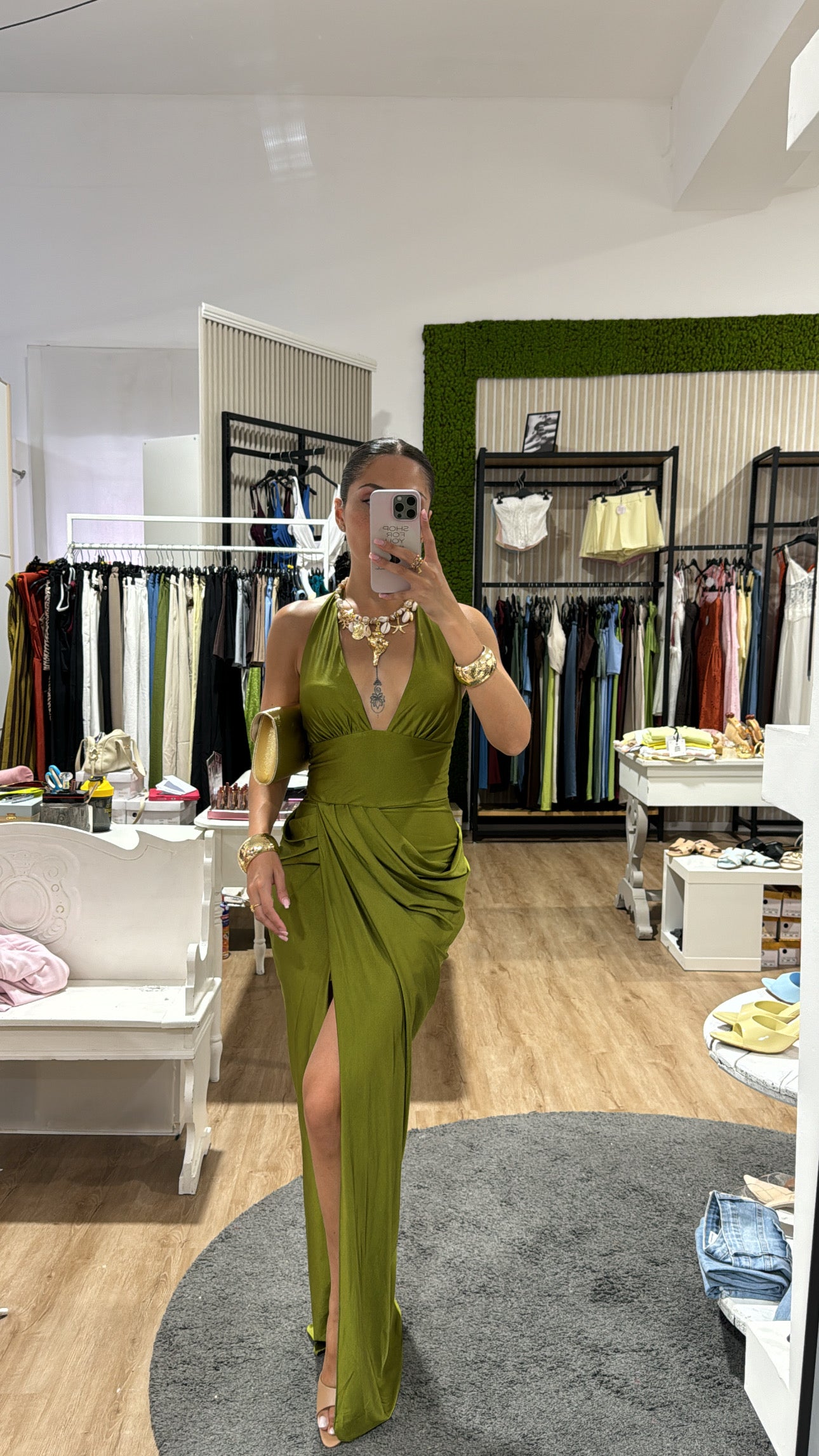 ABITO AMANDA VERDE ACIDO