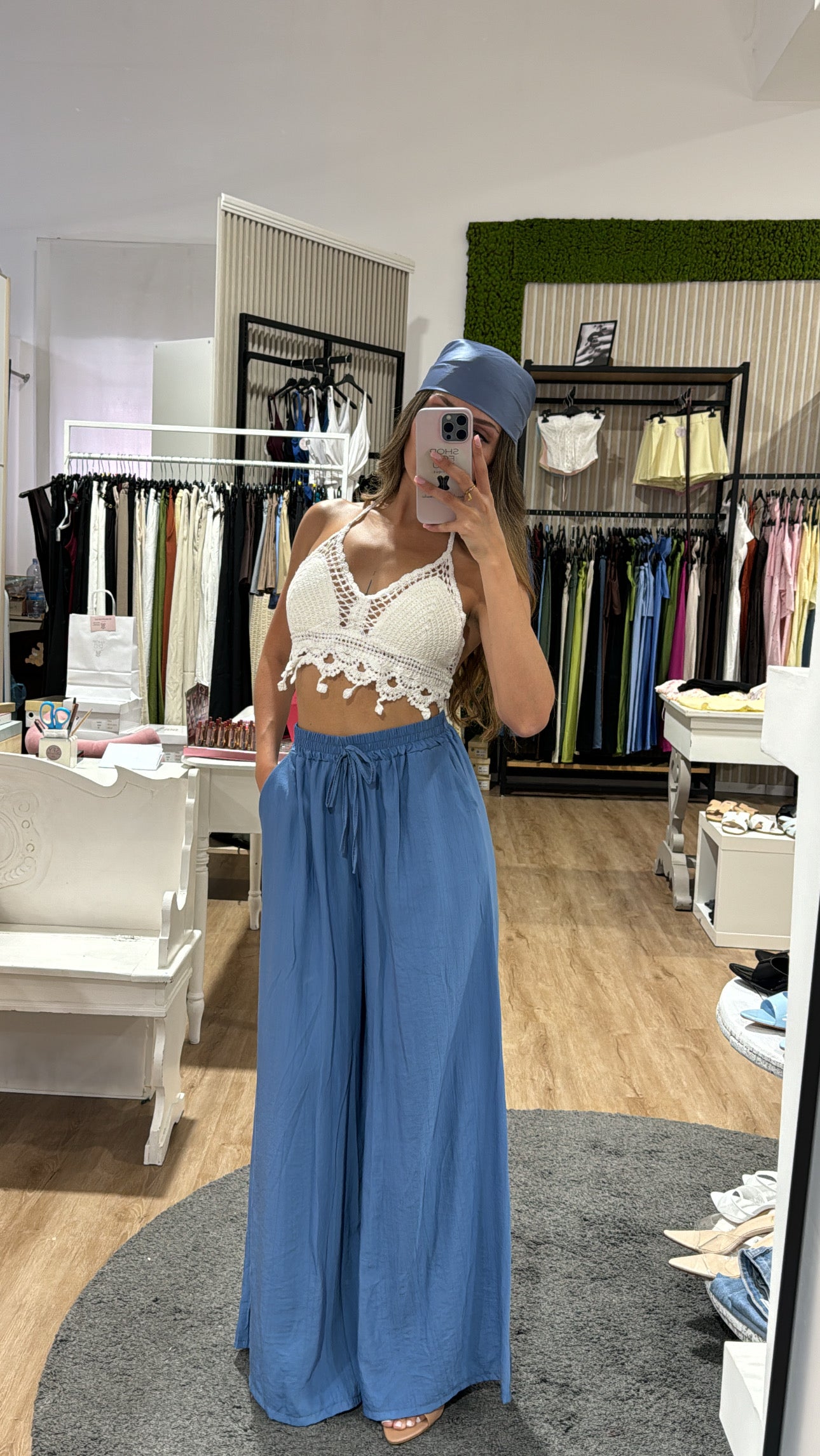 Pantalone Sun ceruleo