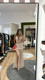 Abito/copricostume Ariel rosa gold