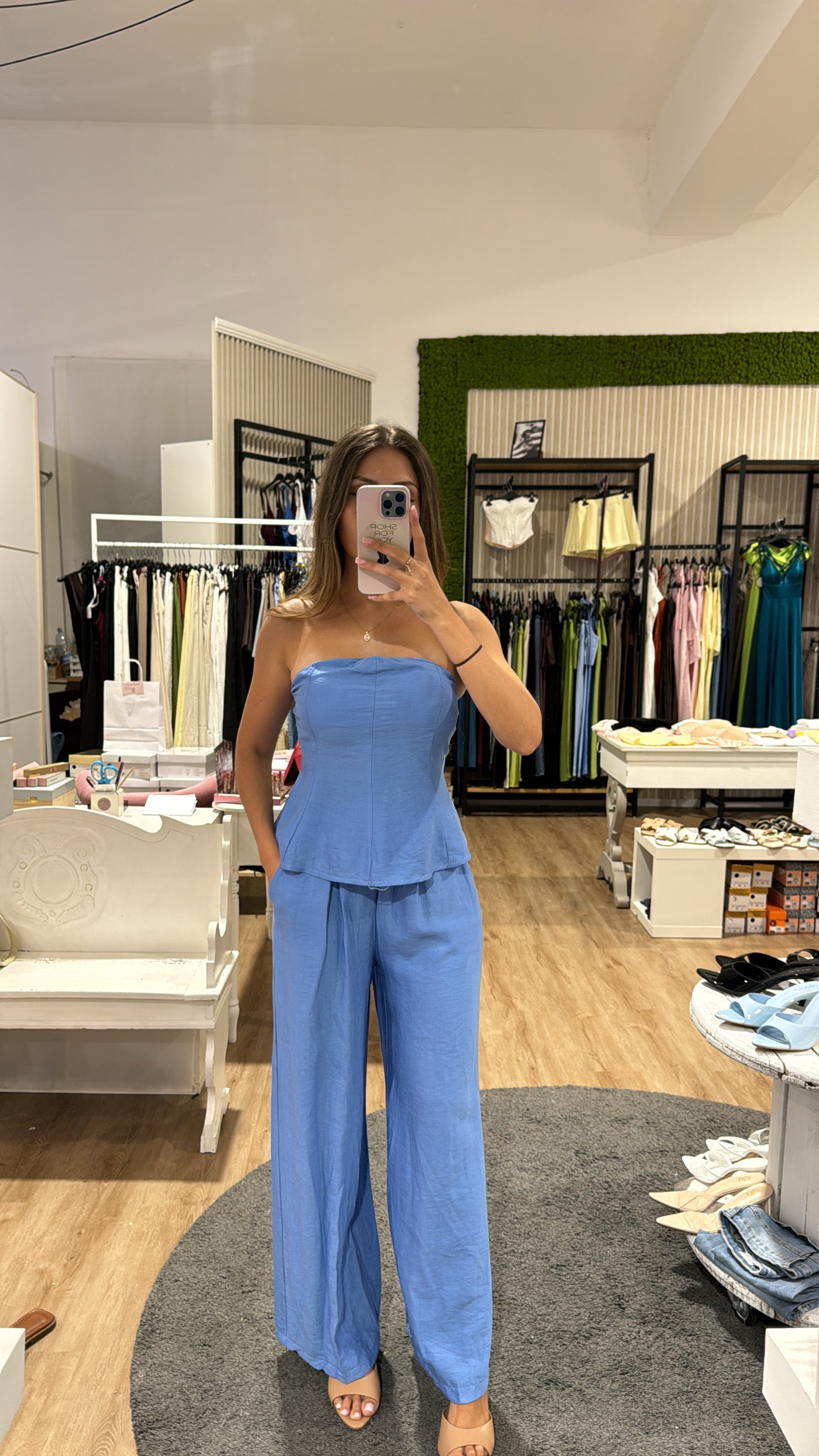 Coordinato Clarissa ceruleo