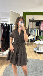 Abito Laura pizzo San gallo choco