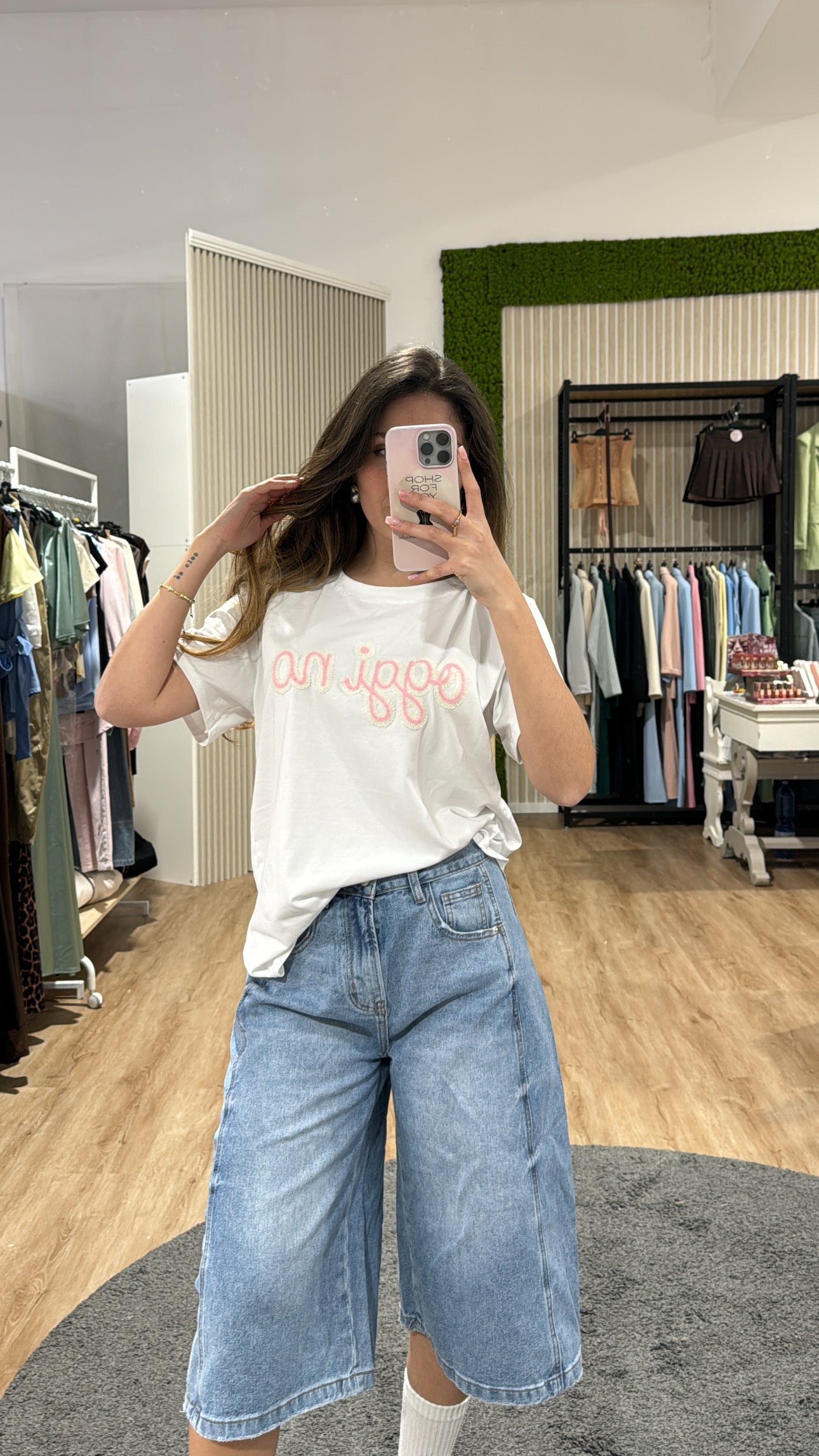 T-shirt OGGI NO pink