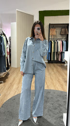 Coordinato Denim pietre