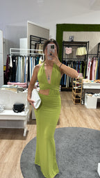 Abito LEA verde lime